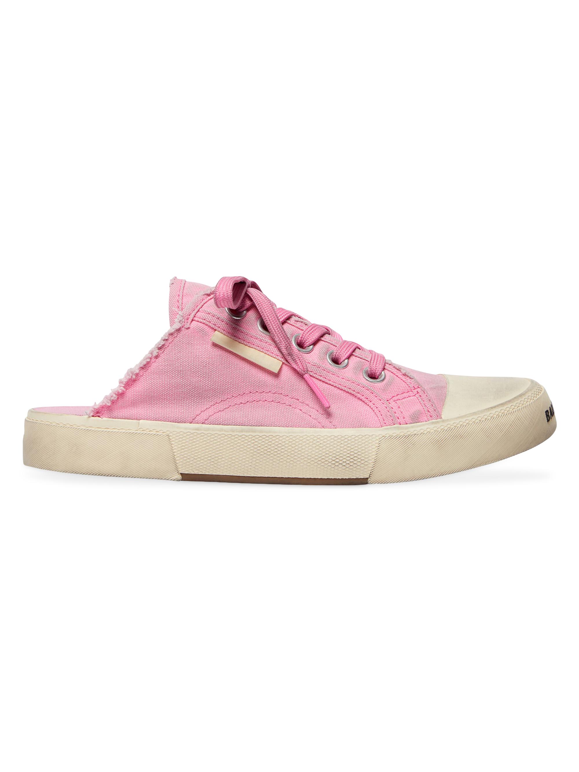 Balenciaga Women's Paris Sneaker Mules - Black White