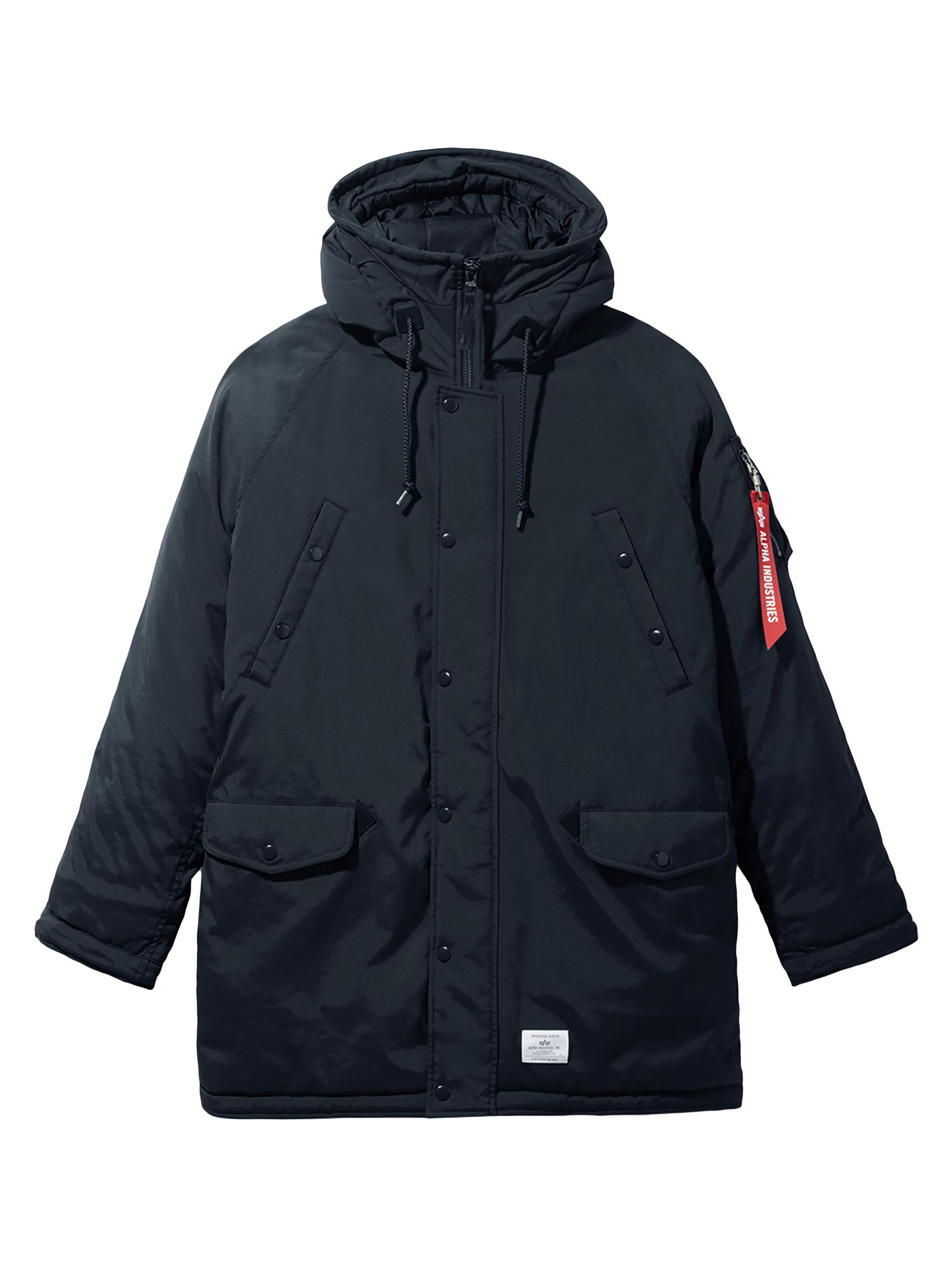 Alpha Industries Men's N-3B Altitude Hooded Parka - Black
