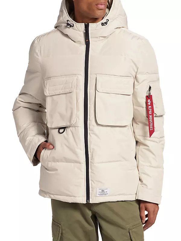 Shop Alpha Industries Hooded Puffer Jacket | Saks Fifth Avenue | Sweatshirts