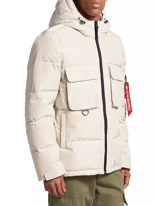 Shop Alpha Industries Hooded Puffer Jacket | Saks Fifth Avenue