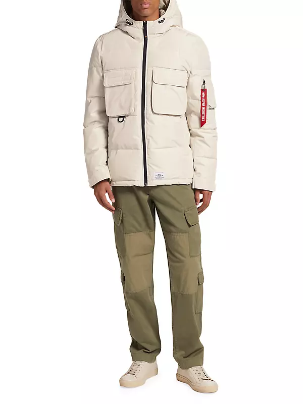 Shop Alpha Jacket Puffer Saks Fifth Avenue Hooded | Industries