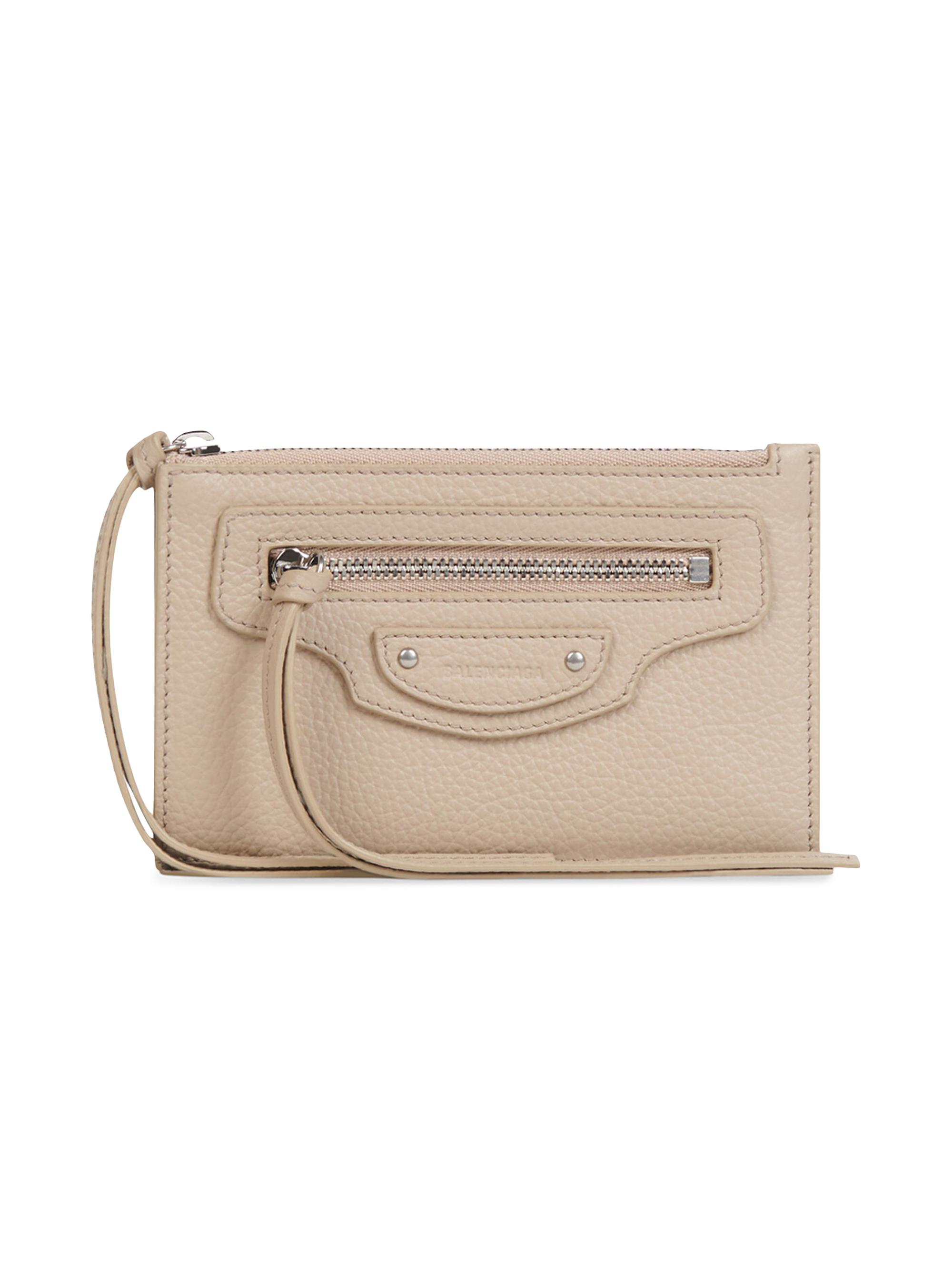 Balenciaga Women's Neo Classic Long Coin And Card Holder - Taupe
