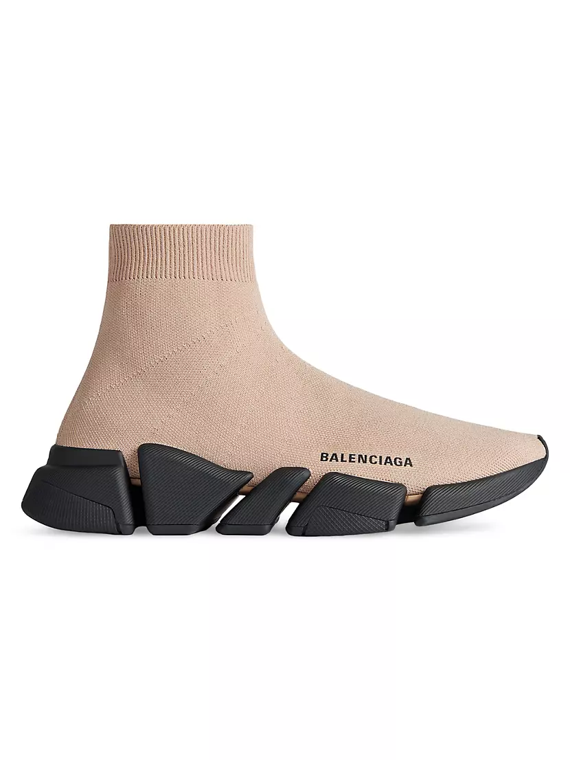 Balenciaga Black Knit Speed Clear Sole Sneakers Size 45 Balenciaga | The  Luxury Closet
