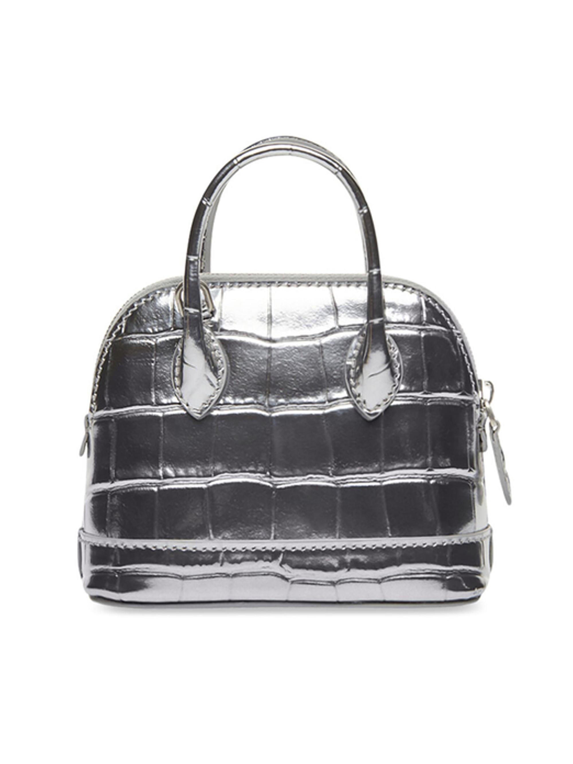 Balenciaga Ville Mini Handbag Metallized Crocodile Embossed | Saks