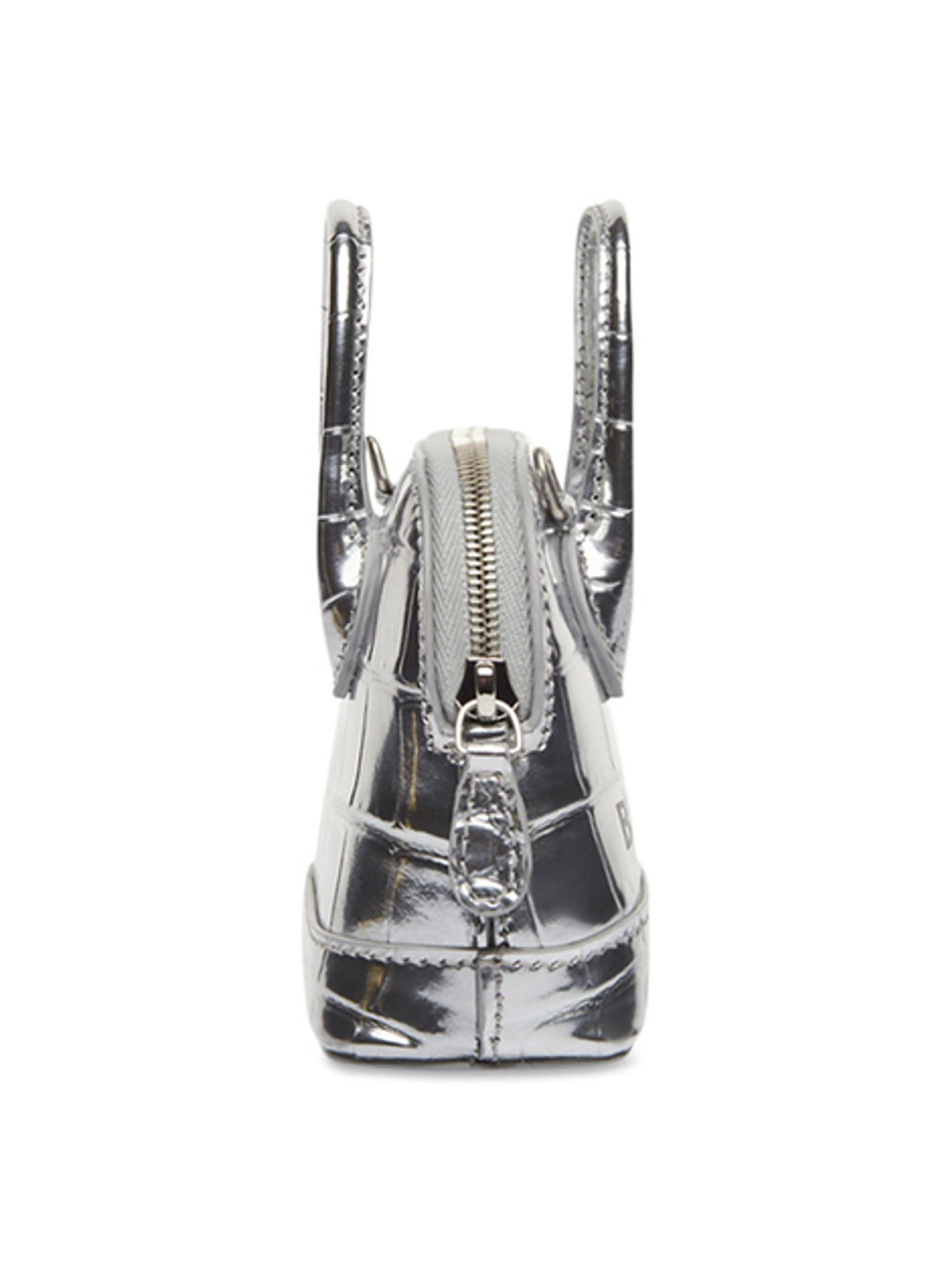 BALENCIAGA シルバー クロコダイル調 ショルダーバッグ BALENCIAGA シルバー クロコダイル調 ショルダーバッグ