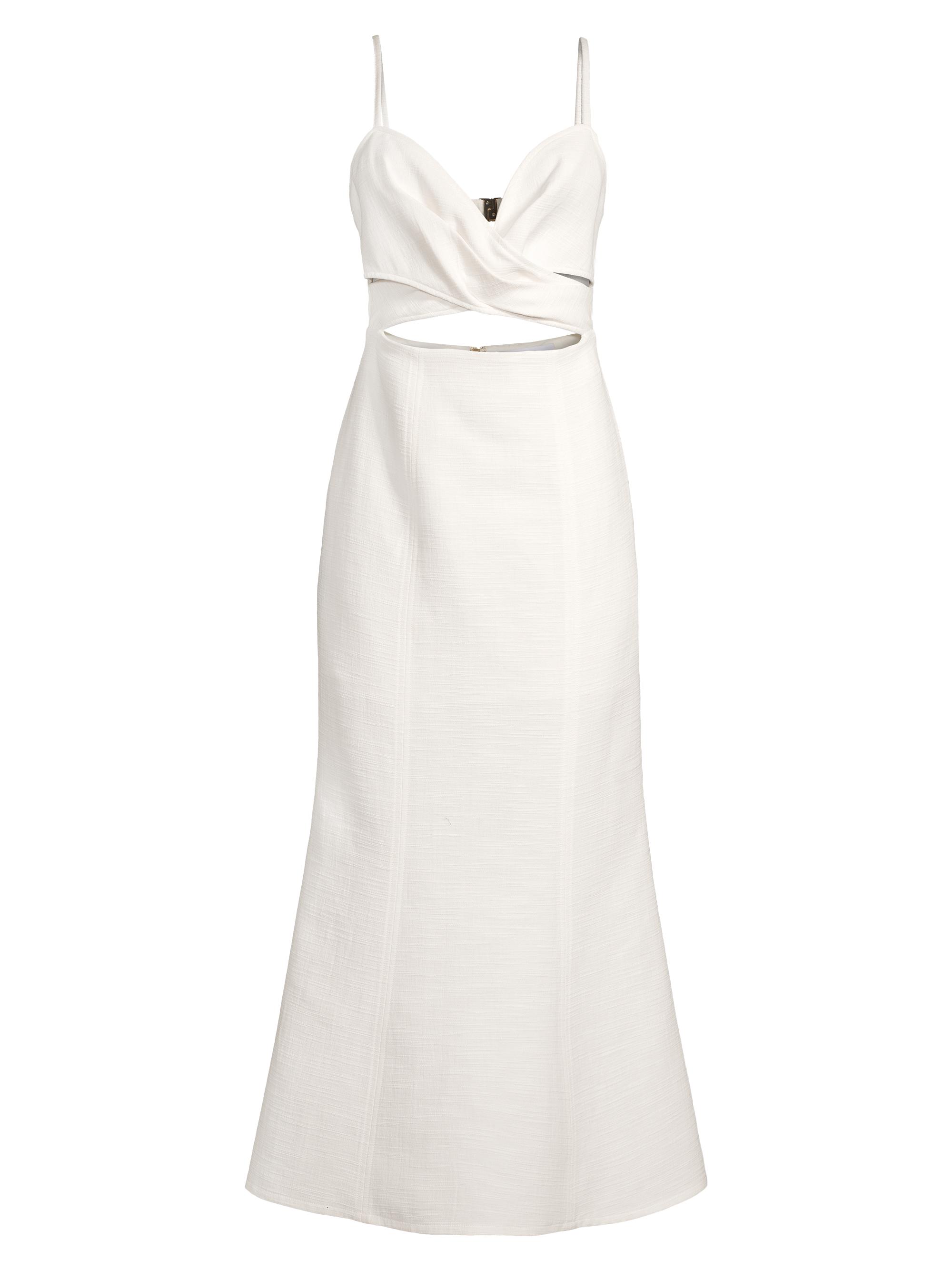 Significant Other Women's Frankie Sweetheart Cut Out Midi-Dress - Cream