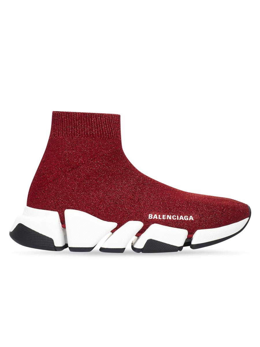 ●送料込●BALENCIAGA●スピード 2.0 ソックス Balenciaga Speed 2.0 All Over Logo Recycled Knit Sneaker