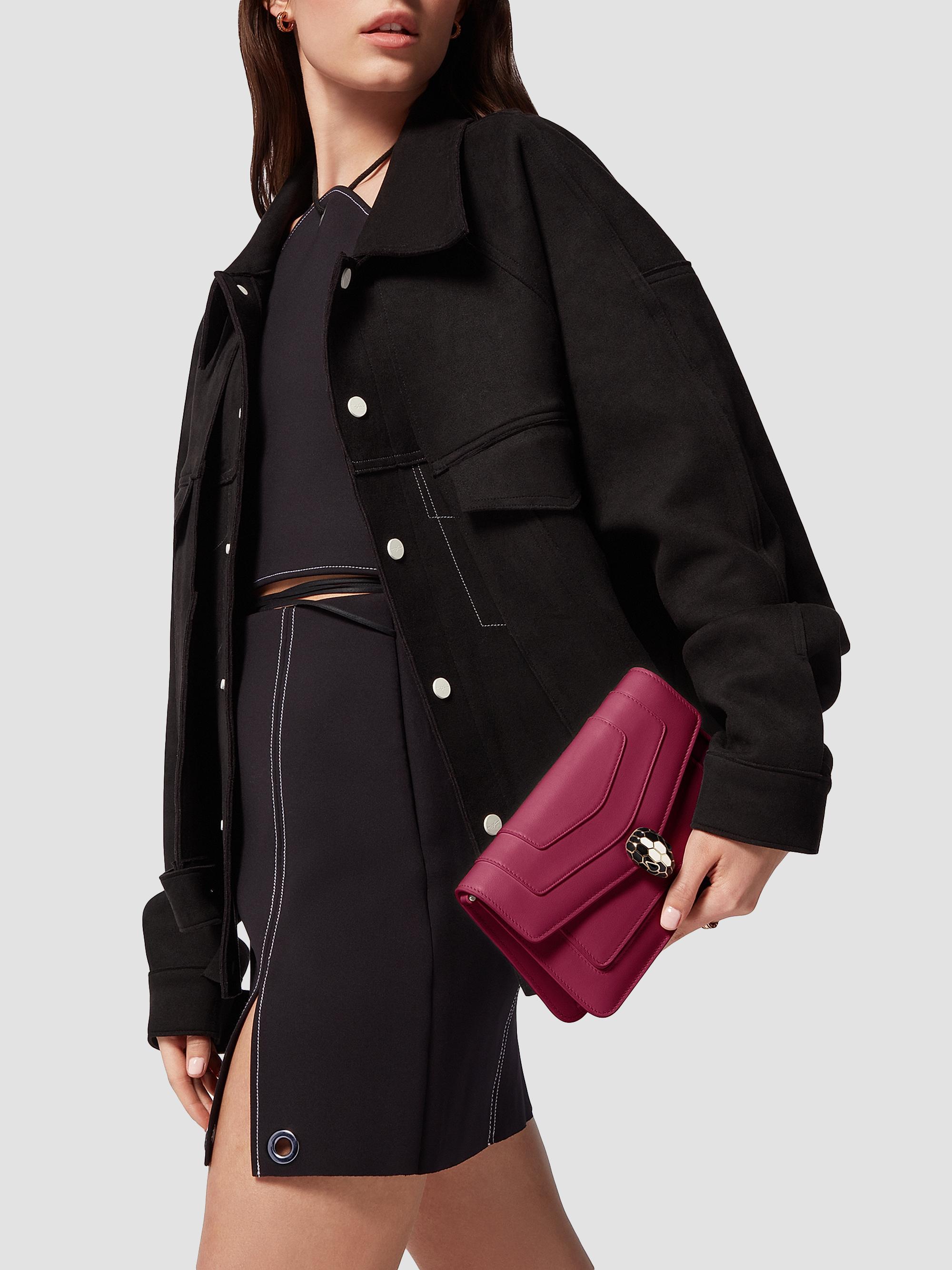 BVLGARI Serpenti Leather Shoulder Bag | Saks Fifth Avenue
