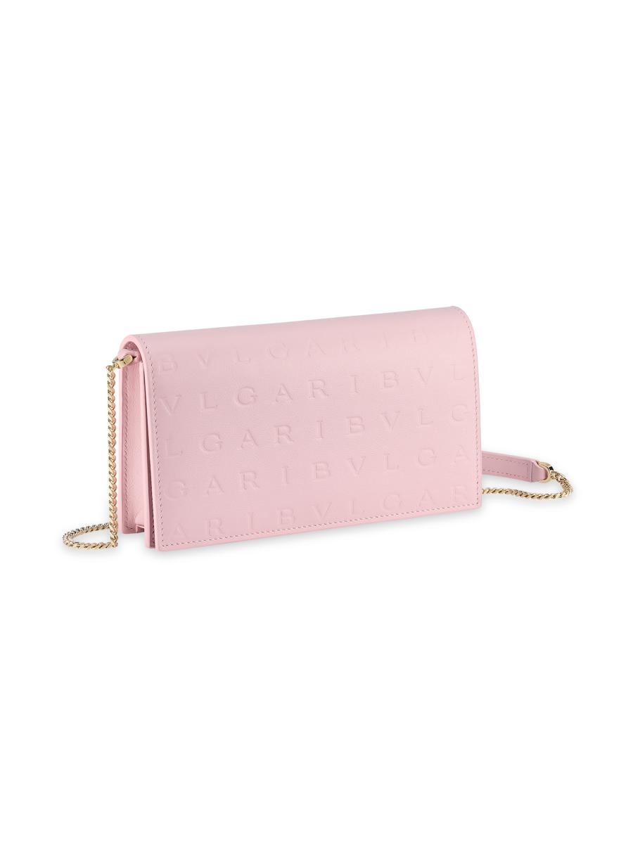 BVLGARI Logo Leather Wallet-On-Chain | Saks Fifth Avenue