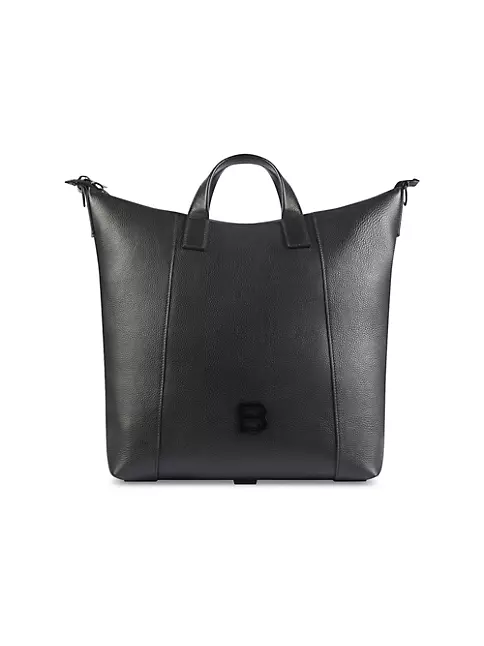 Versace Parfum Black Tote Bag Weekender Overnight Goldtone Zipper Shoulder  Strap