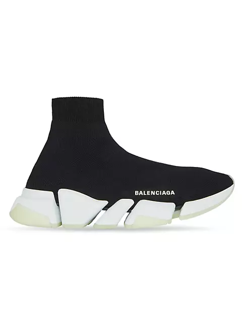 Men's Speed 2.0 Lace-up Recycled Knit Sneaker in Black