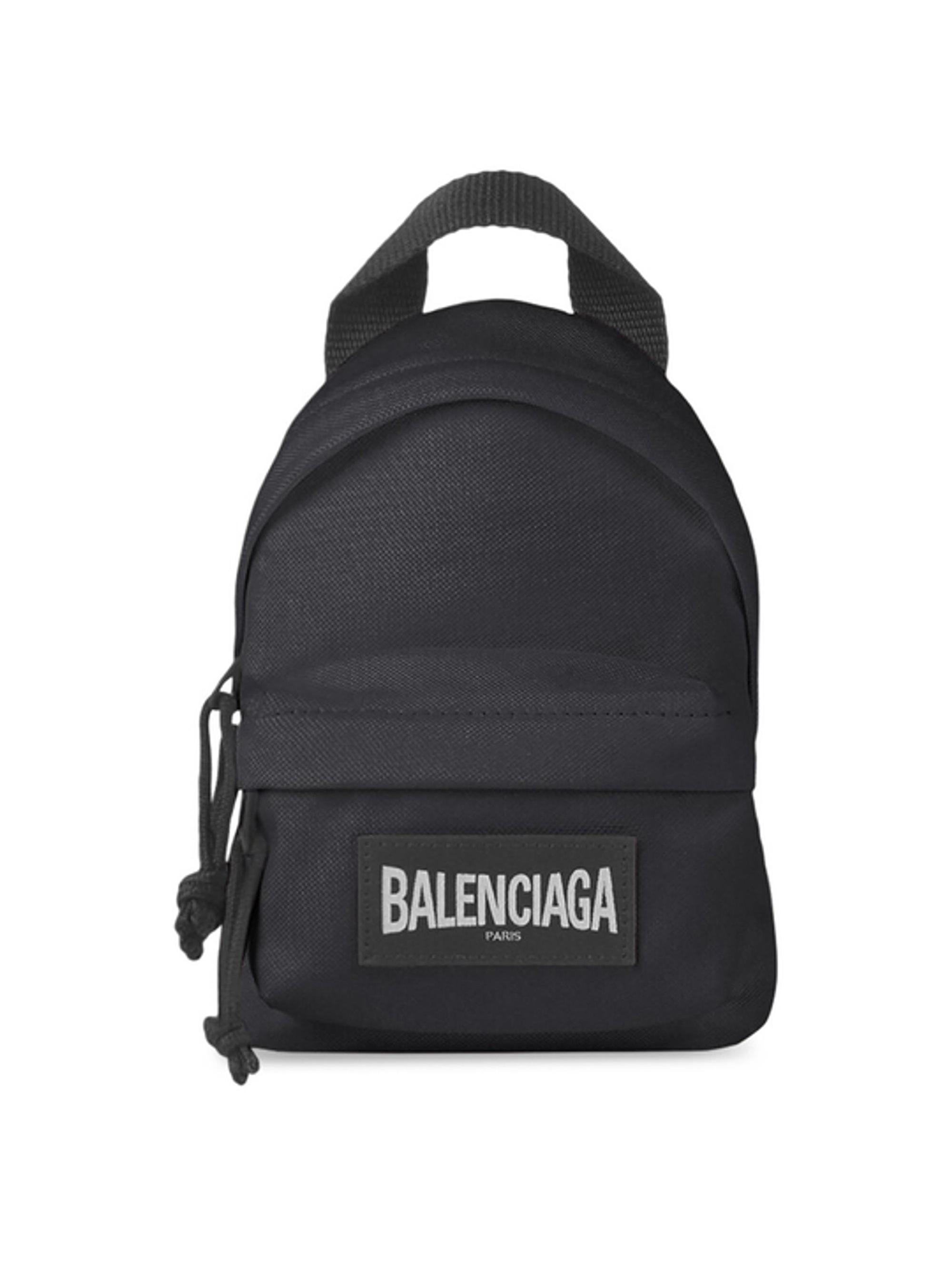 Balenciaga Women's Oversized Mini Backpack - Black