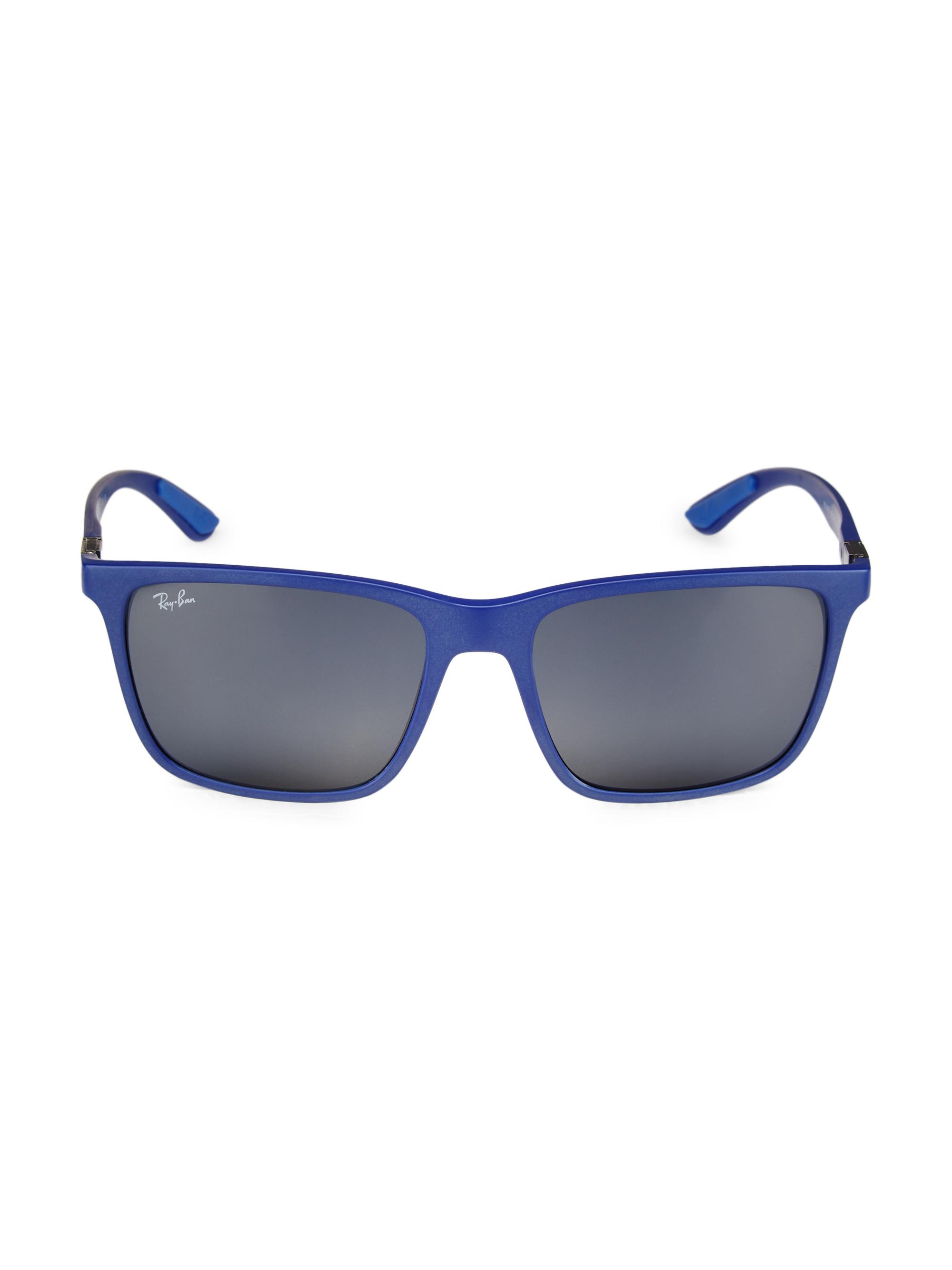 Ray-Ban Men's RB4385 58MM Metal Sunglasses - Matte Blue