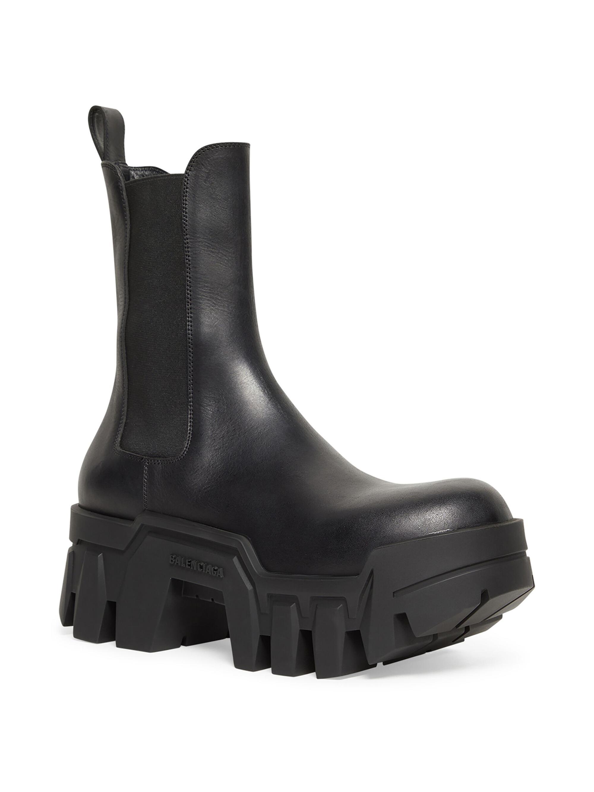 Balenciaga Women's Bulldozer Chelsea Boot - Black