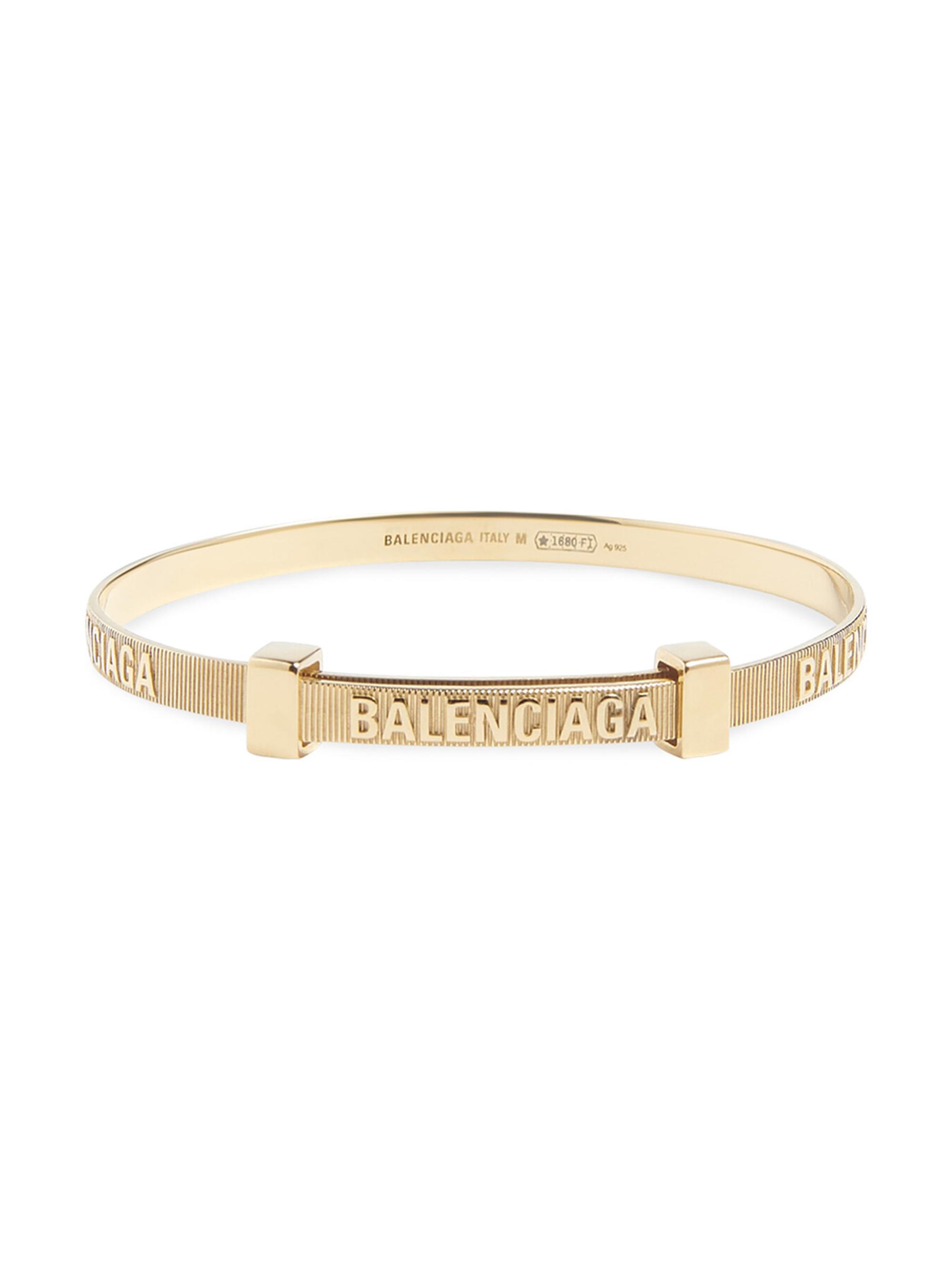 Balenciaga Logo Hoop Bracelet | Saks Fifth Avenue
