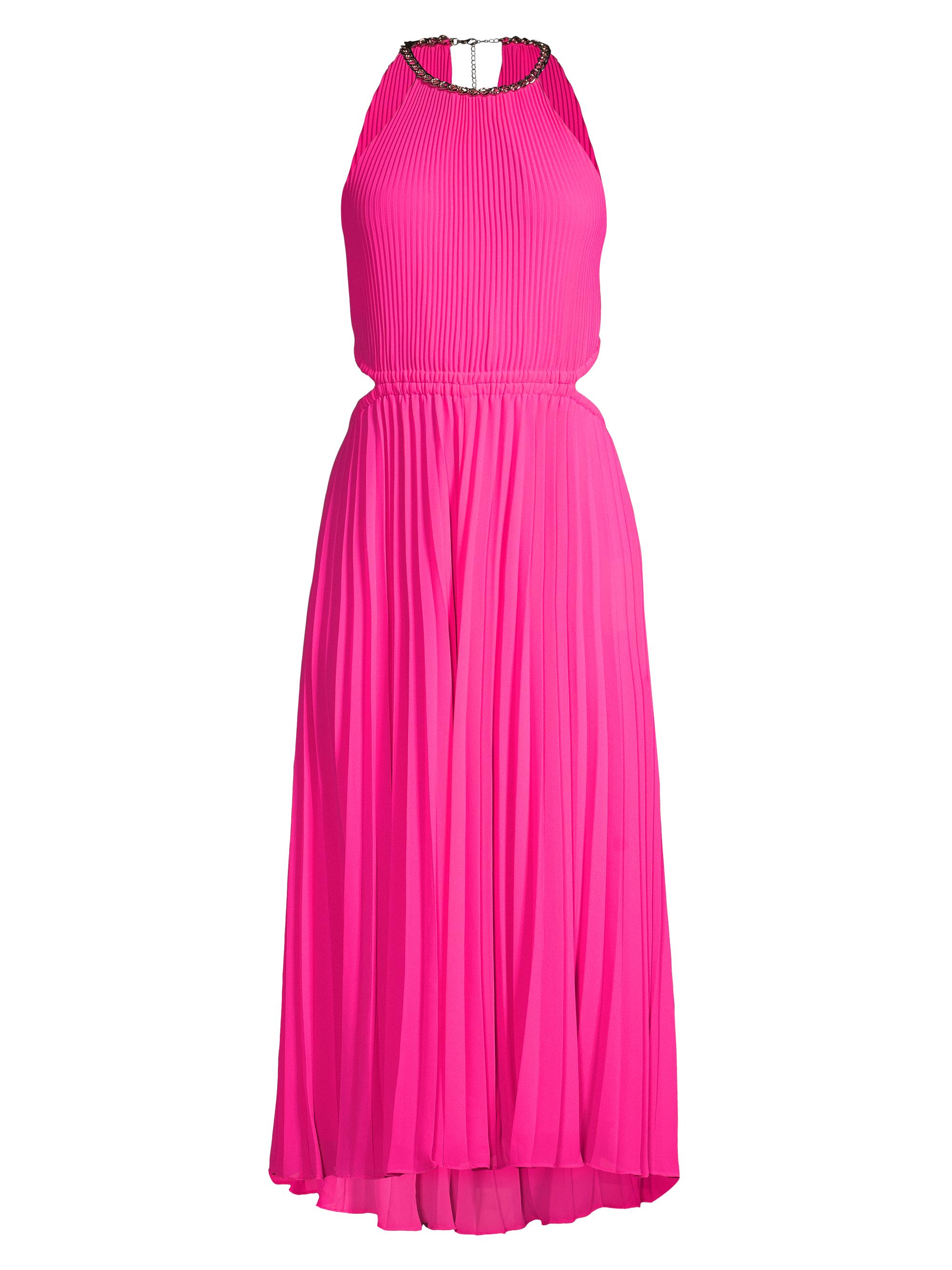 open lace back dress MICHAEL KORS V-neck shift dress knee-length main image 1