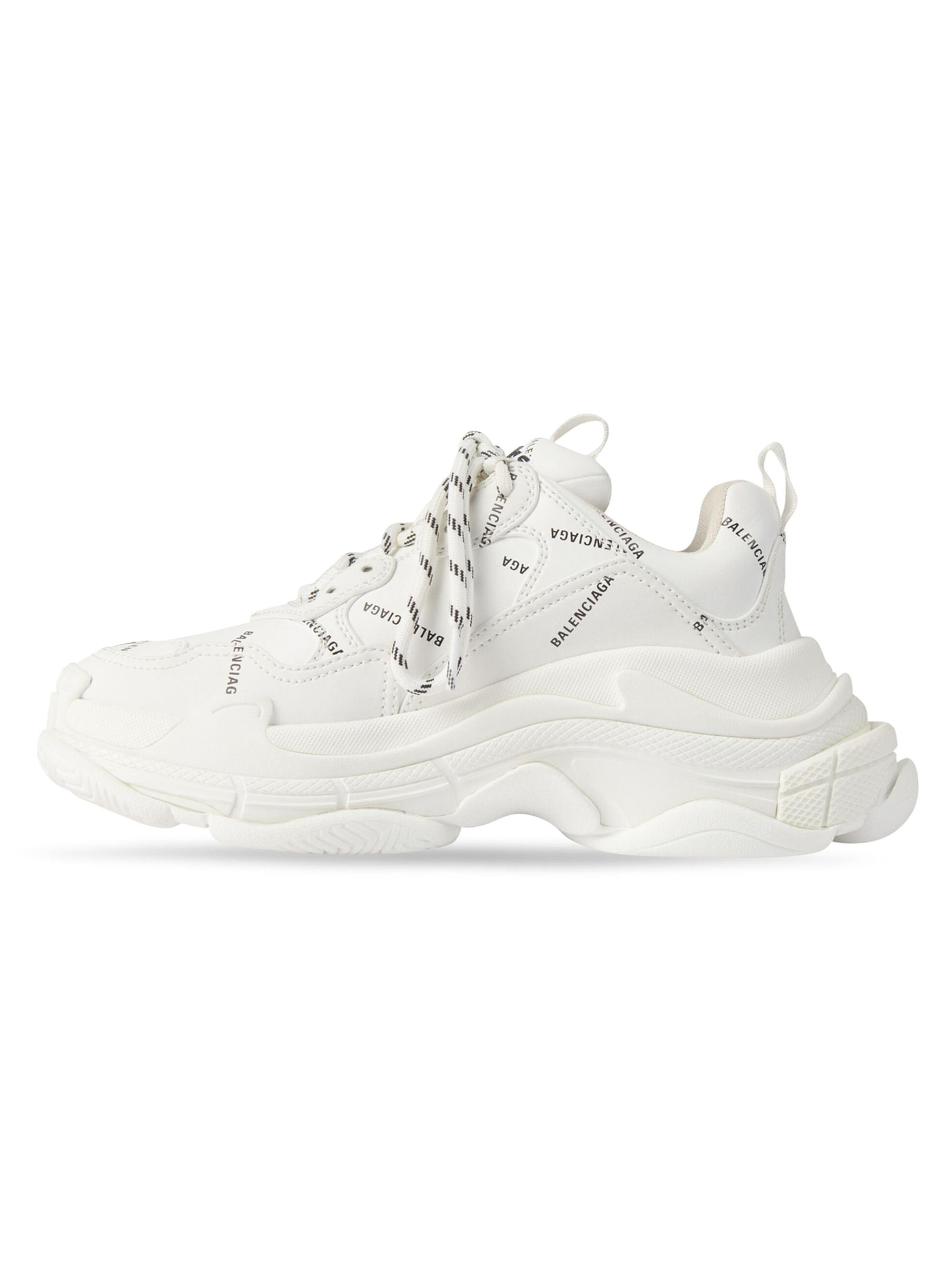 Balenciaga Triple S Sneakers Allover Logo Saks Fifth Avenue