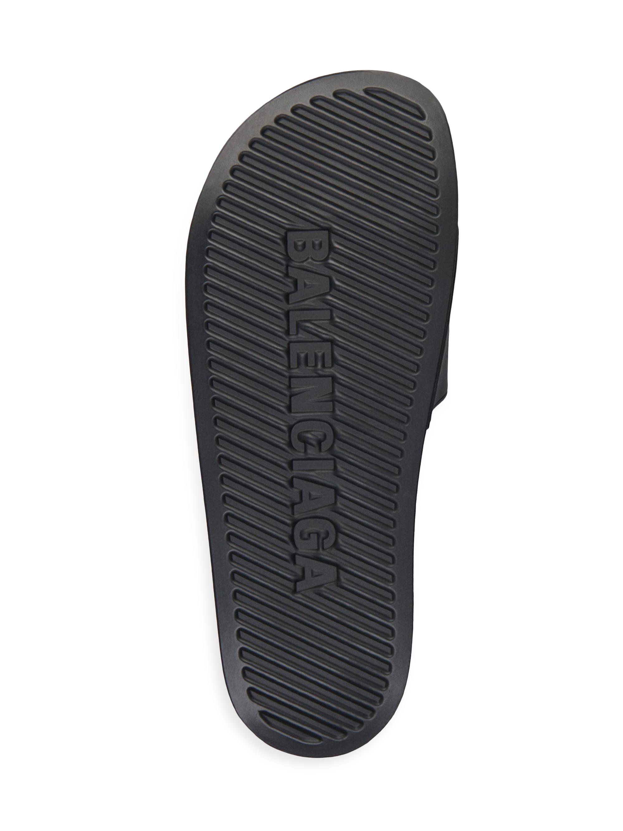 Balenciaga Pool Slide Sandal Glow In The Dark | Saks Fifth Avenue