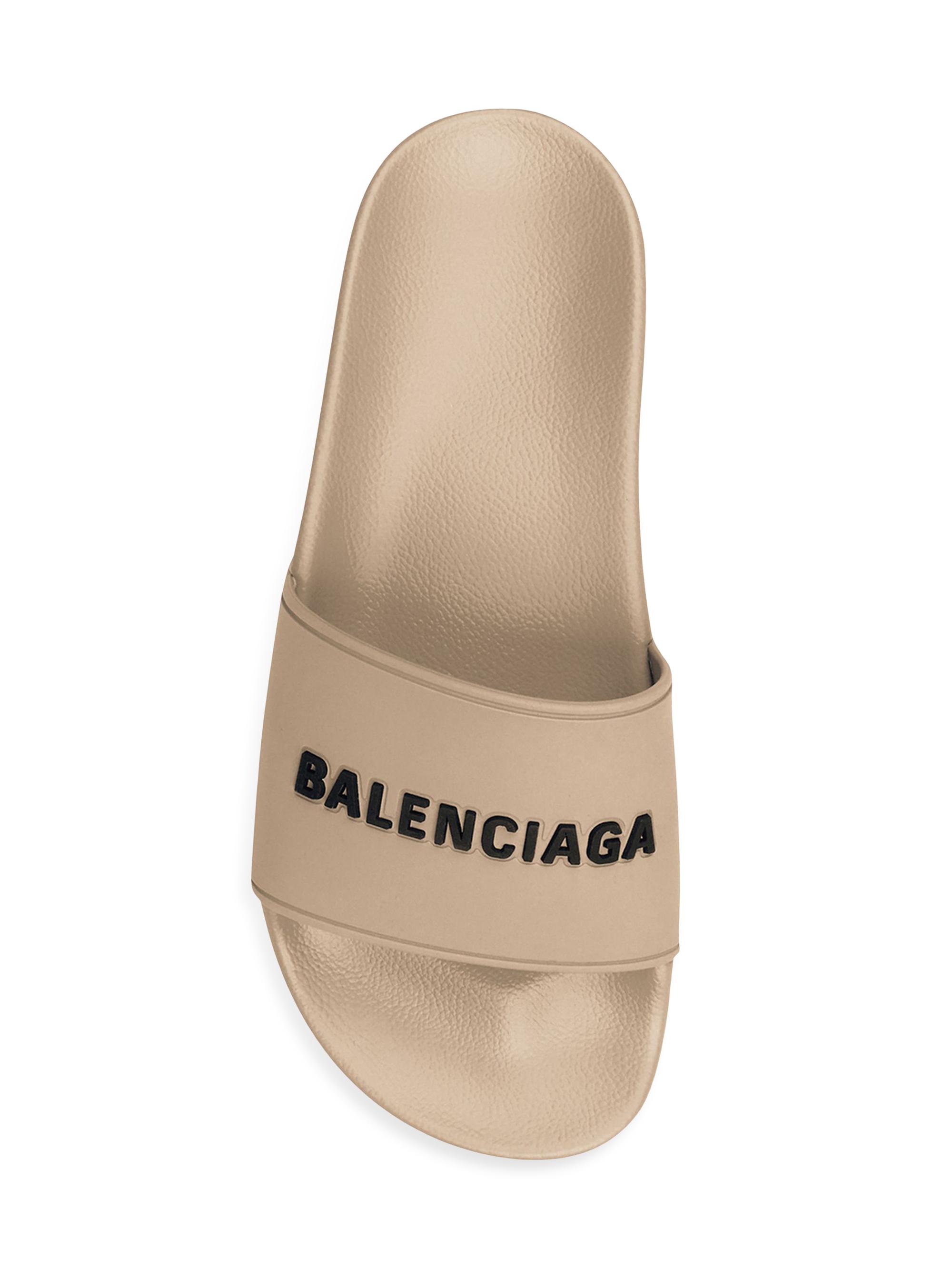 BALENCIAGA pool slideサンダル 37 Balenciaga Pool Slide Sandals