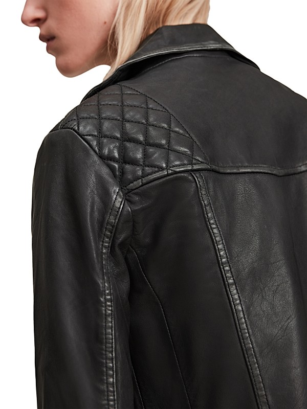 Shop AllSaints Cargo Leather Biker Jacket | Saks Fifth Avenue Shop AllSaints Cargo Leather Biker Jacket | Saks Fifth Avenue