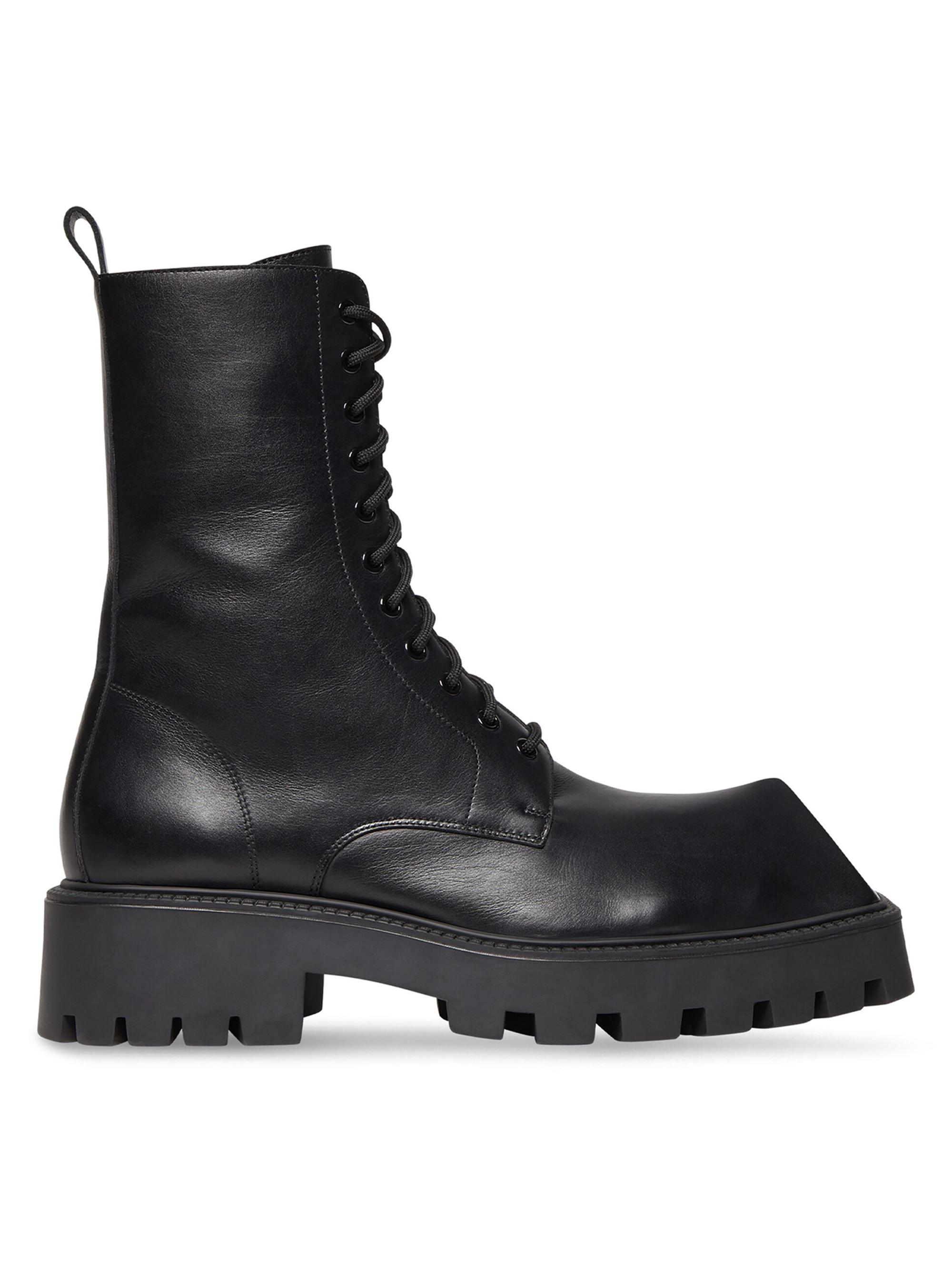 靴 BALENCIAGA RHINO Men's Rhino Derby in Black | Balenciaga US