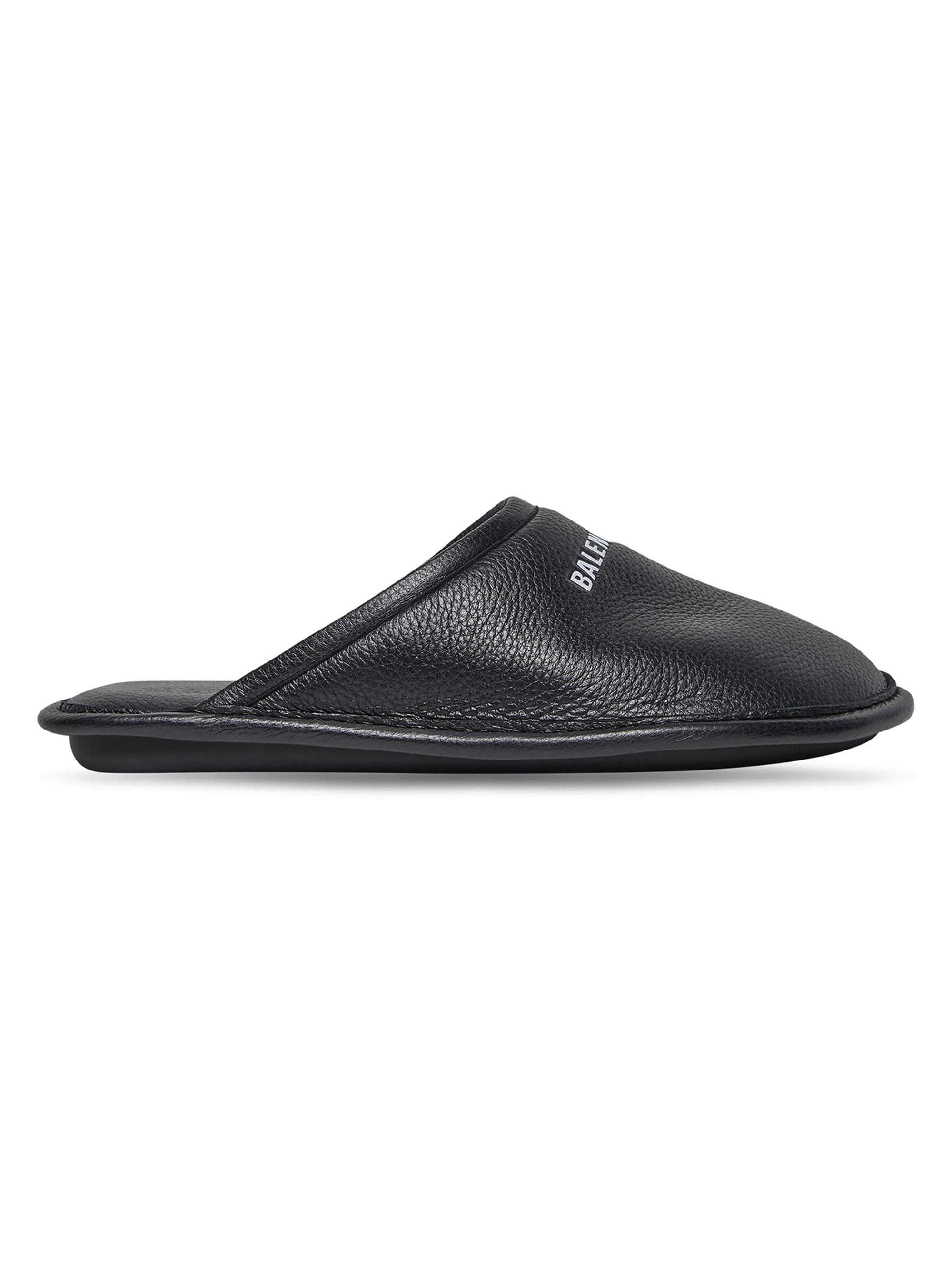 Balenciaga Men's Home Mule - Black White