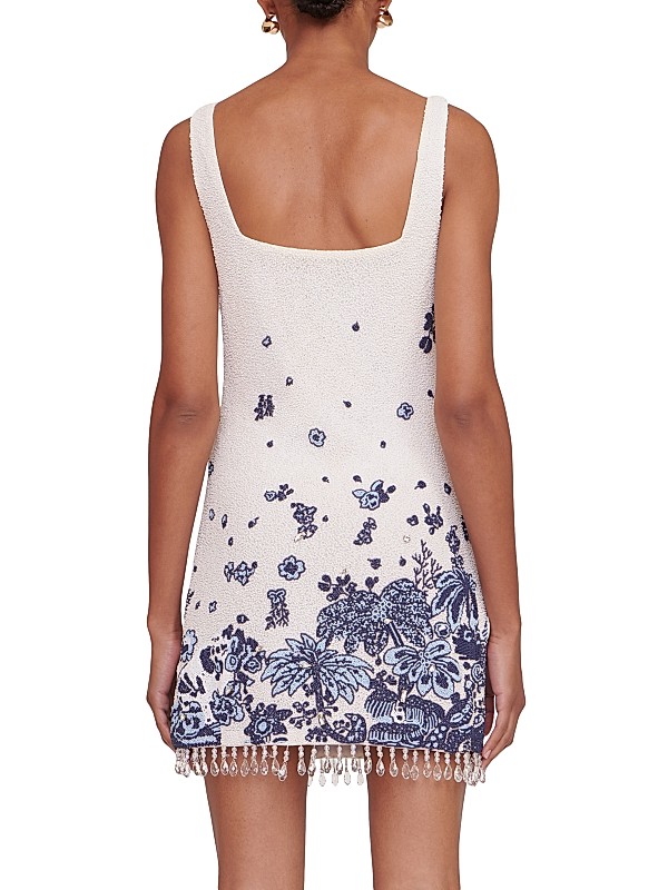 staud beaded dress Le Sable by Staud end aesthetic at an accessible price point STAUD Grazia gathered linen midi