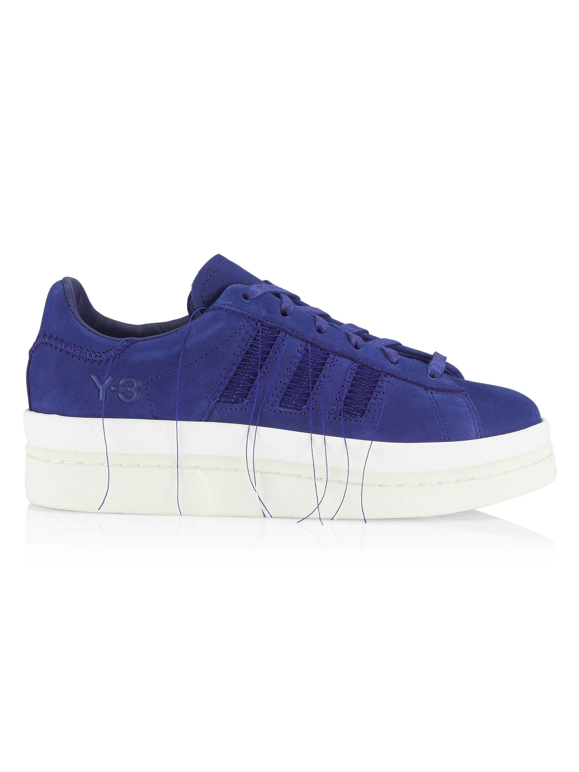 adidas gazelle silver green womens Y-3 Men's Hicho Black / Core White / Orbit Grey Low Top Sneakers main image 0