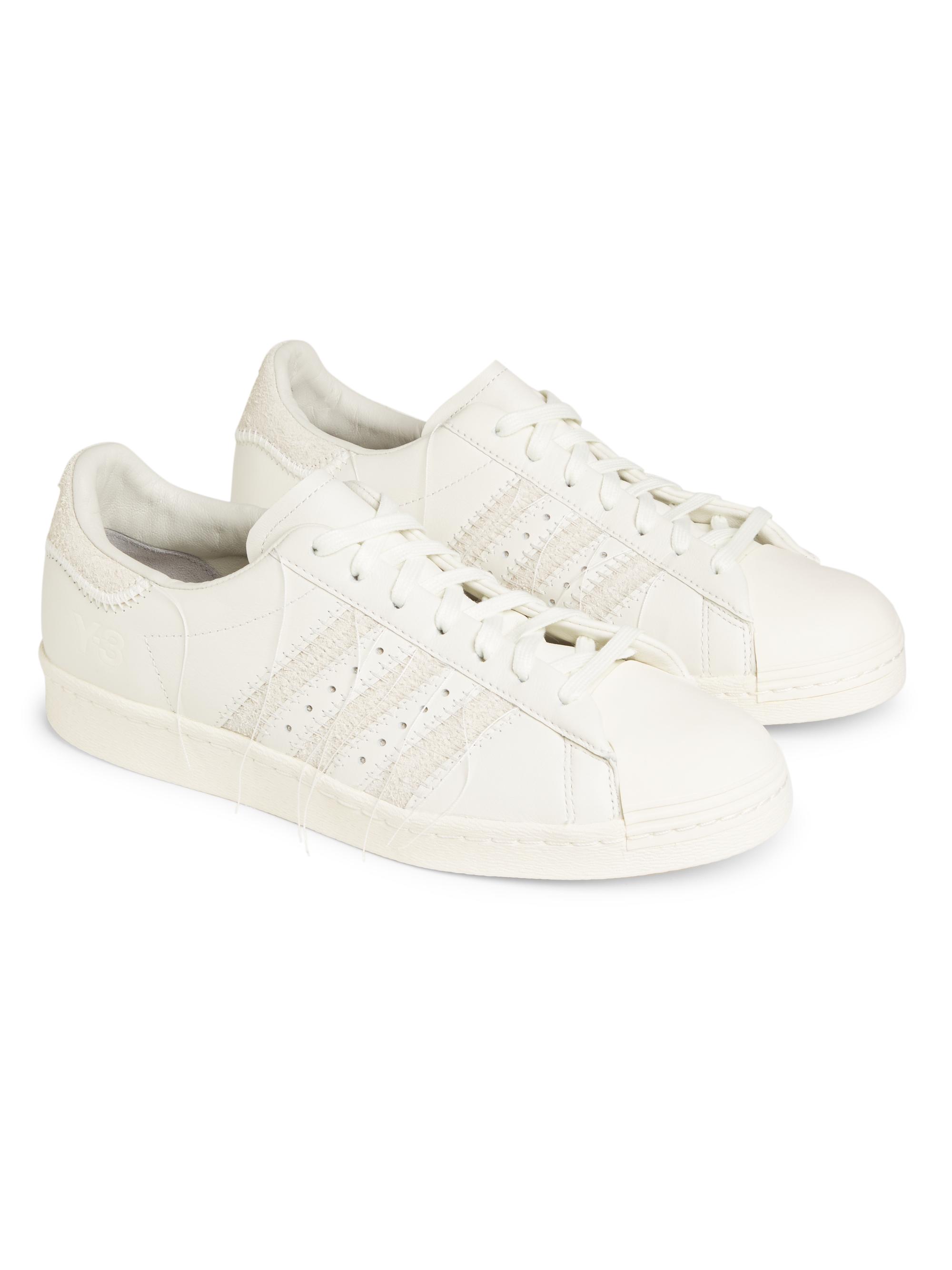 adidas Y-3 Superstar Suede Leather Sneakers | Saks Fifth Avenue
