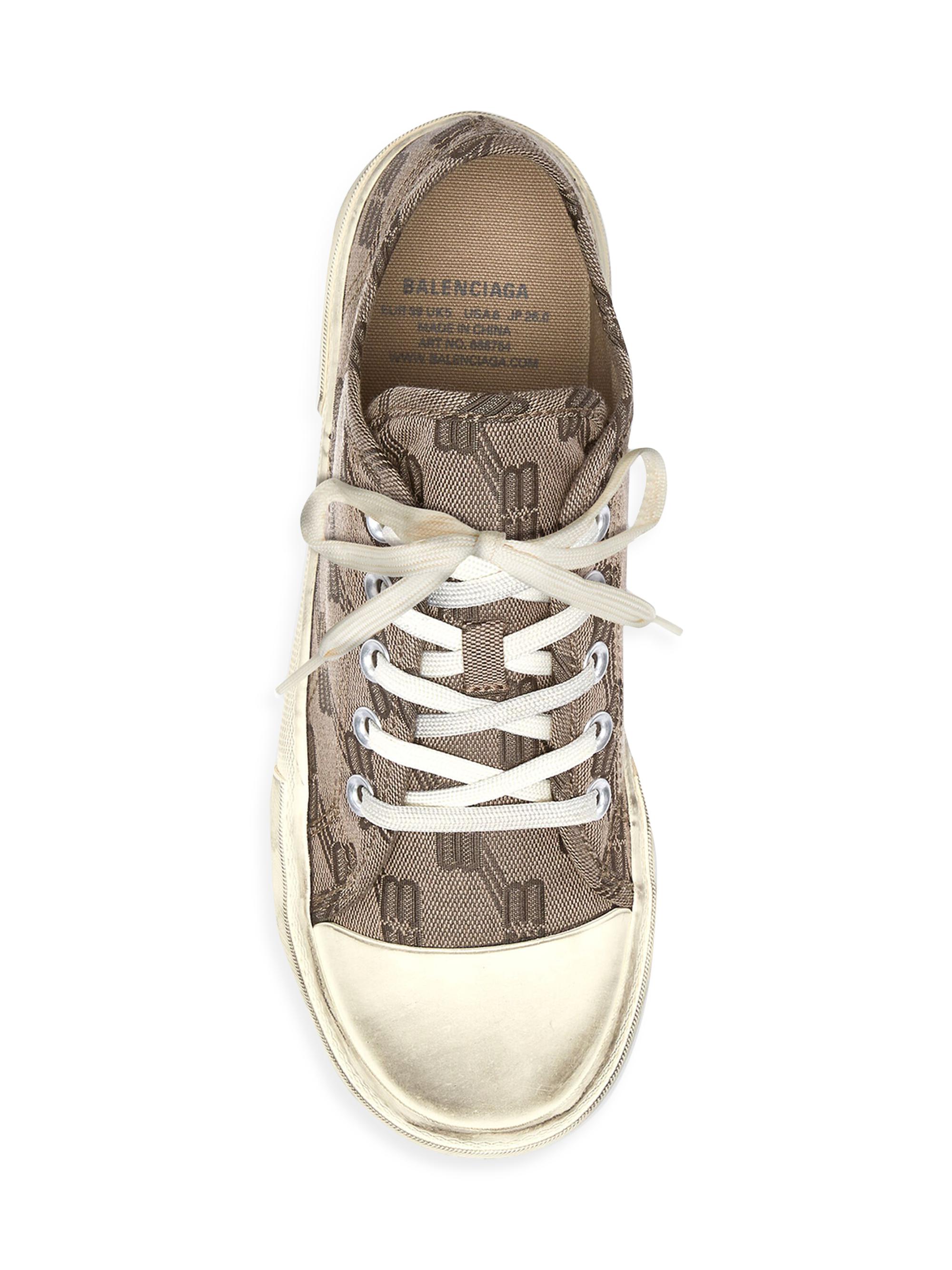 Balenciaga Paris Low Top Sneaker BB Monogram | Saks Fifth Avenue