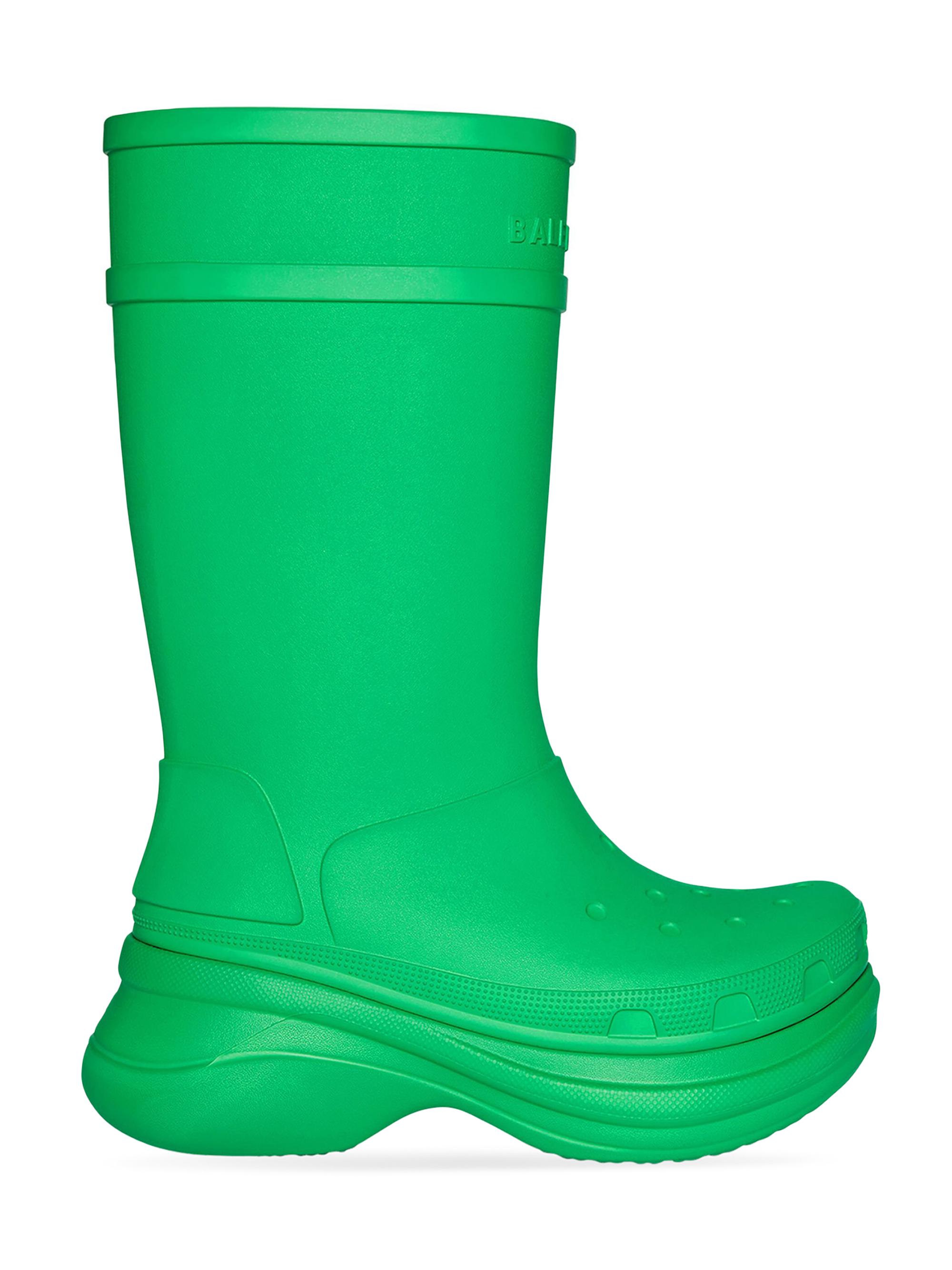 balenciaga croc boots women