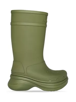 Balenciaga Crocs™ calf-length boots - Grey