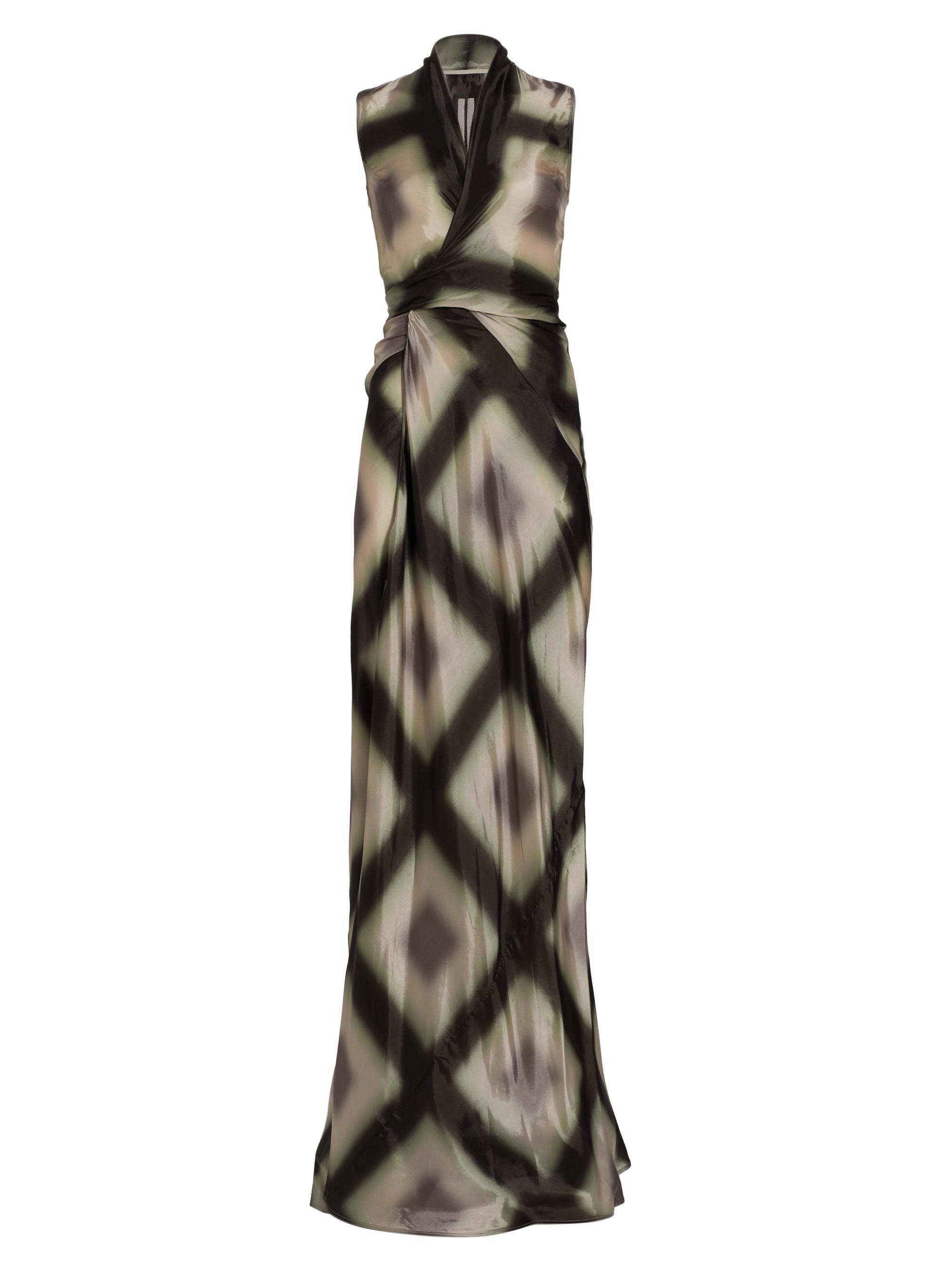 Rick Owens Sleeveless Satin Wrap Gown | Saks Fifth Avenue