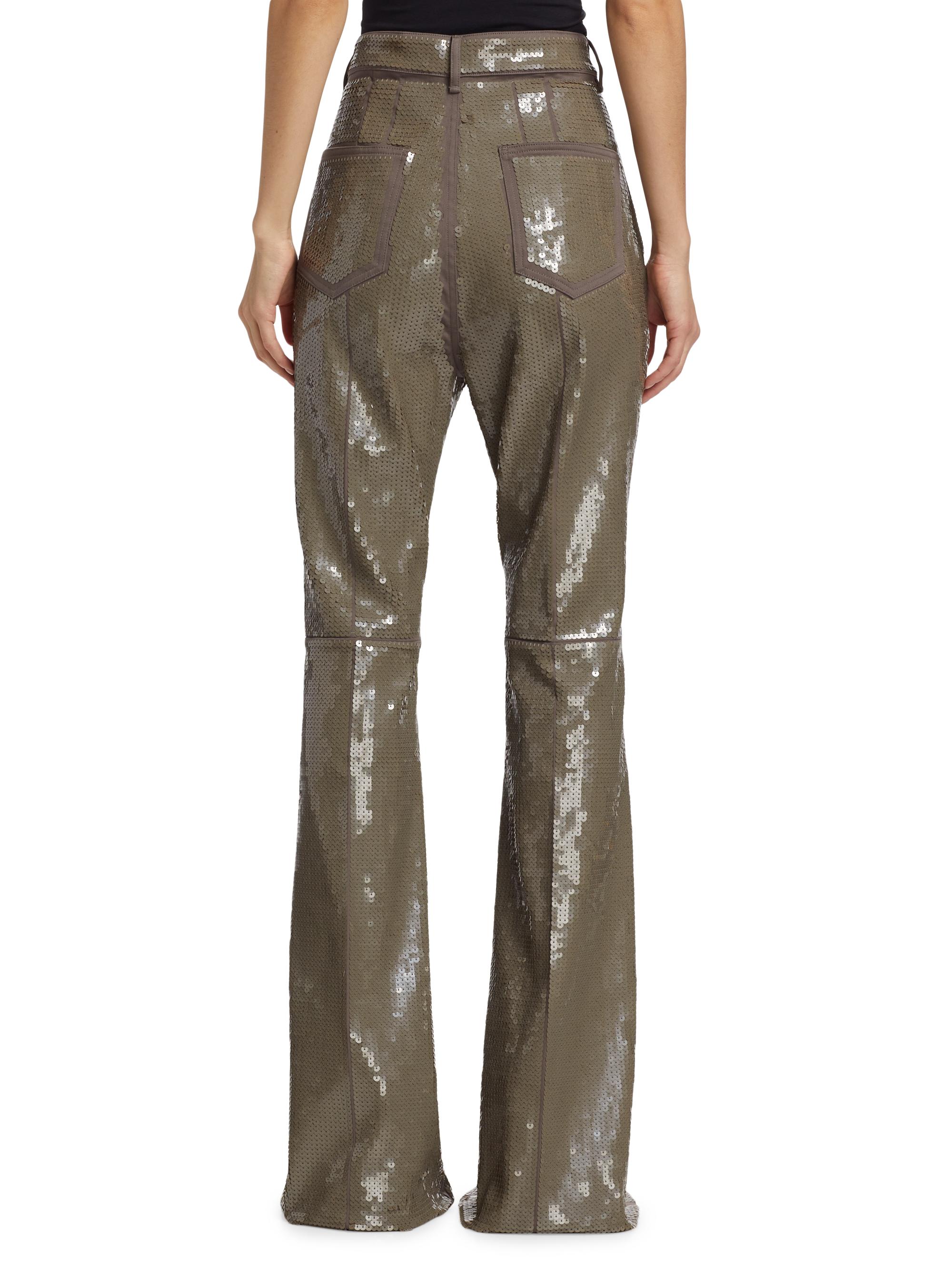 Rick Owens Bolan Sequined Bootcut Pants | Saks Fifth Avenue