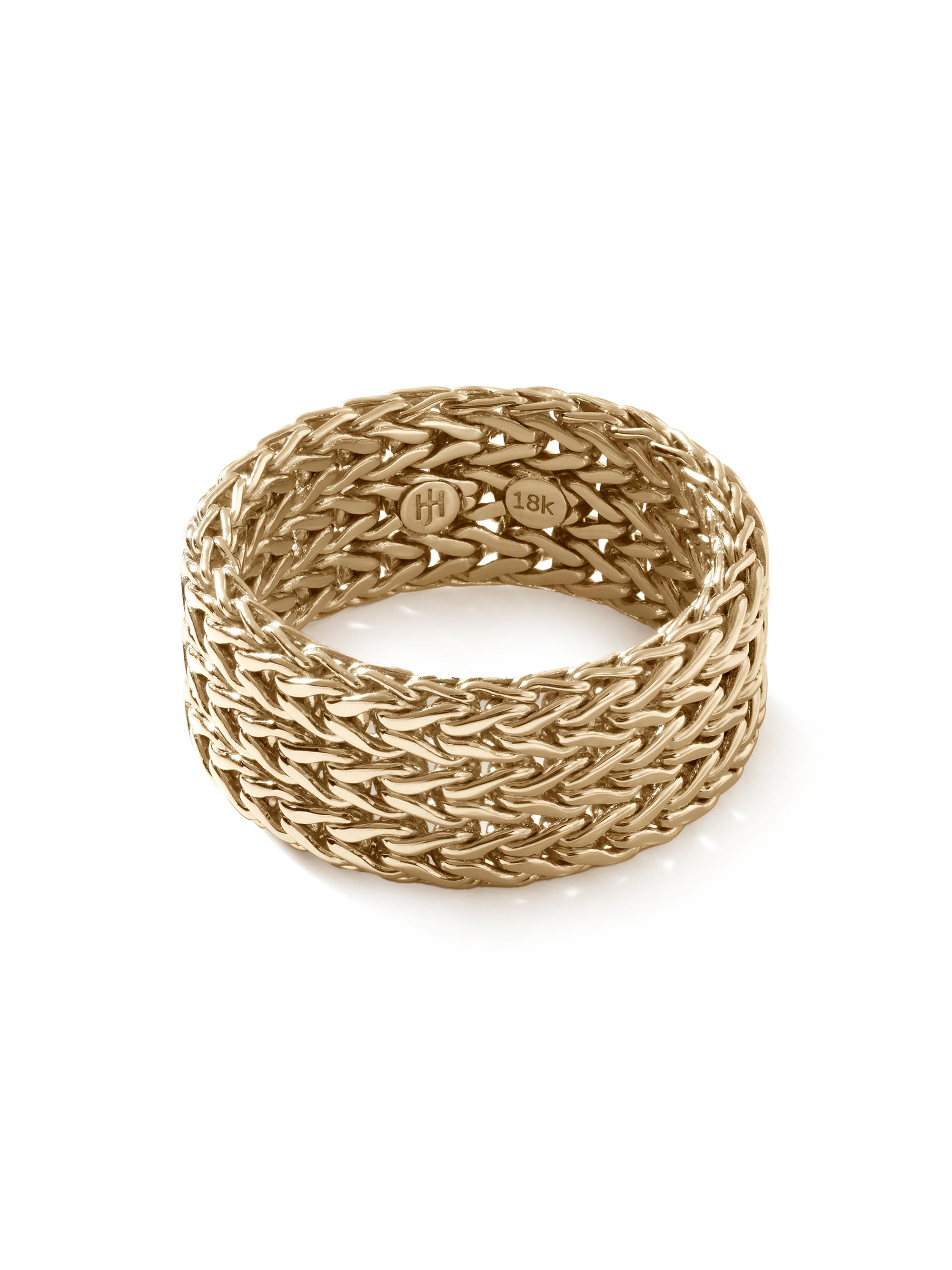 John Hardy Women's Classic Chain 18K Yellow Gold Ring - Gold