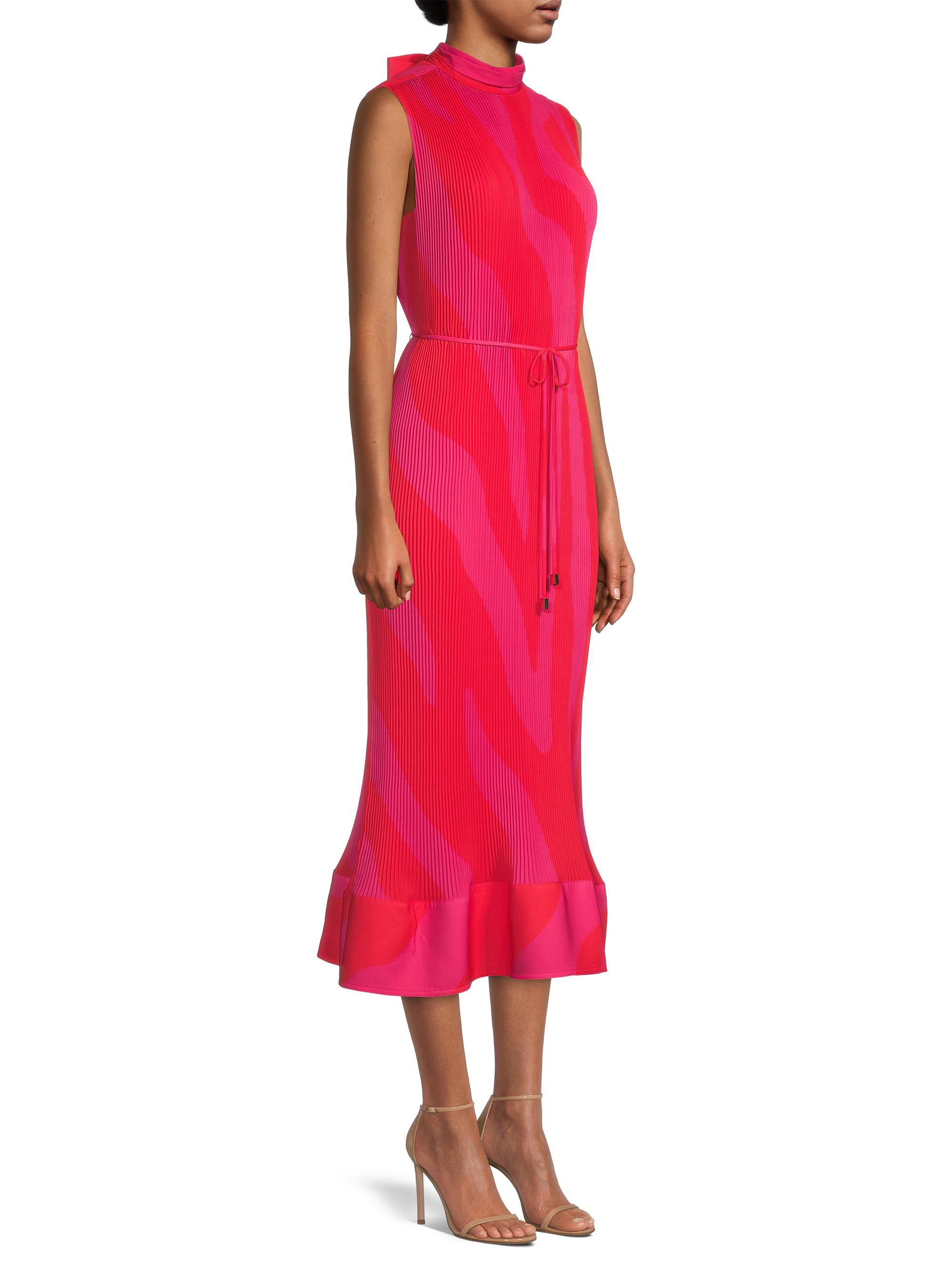 Milly Melina Pleated Midi-Dress | Saks Fifth Avenue
