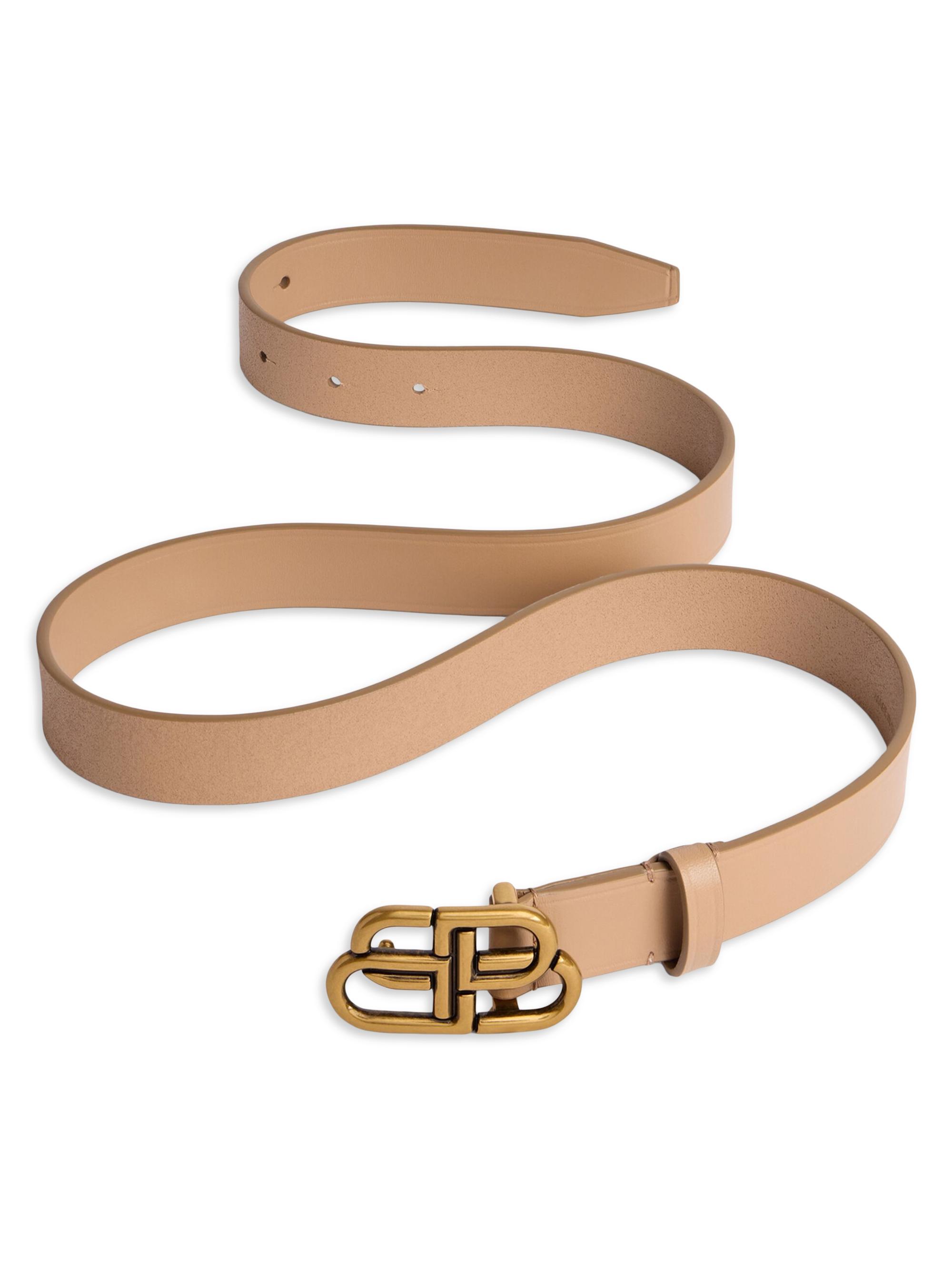 BALENCIAGA モノグラム　BB ベルト Balenciaga BB Signature Belt BB Monogram Coated Canvas | Saks