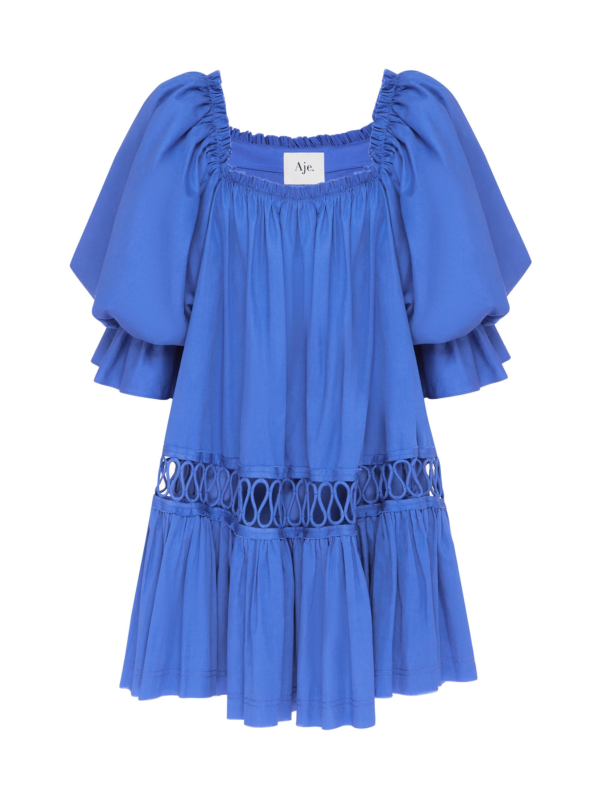 Aje Women's Inspiration Minidress - Marine Blue