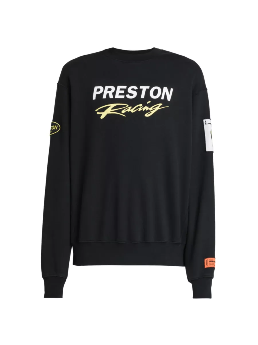 Shop Heron Preston Preston Racing Crewneck Sweatshirt | Saks Shop Heron Preston Preston Racing Crewneck Sweatshirt | Saks