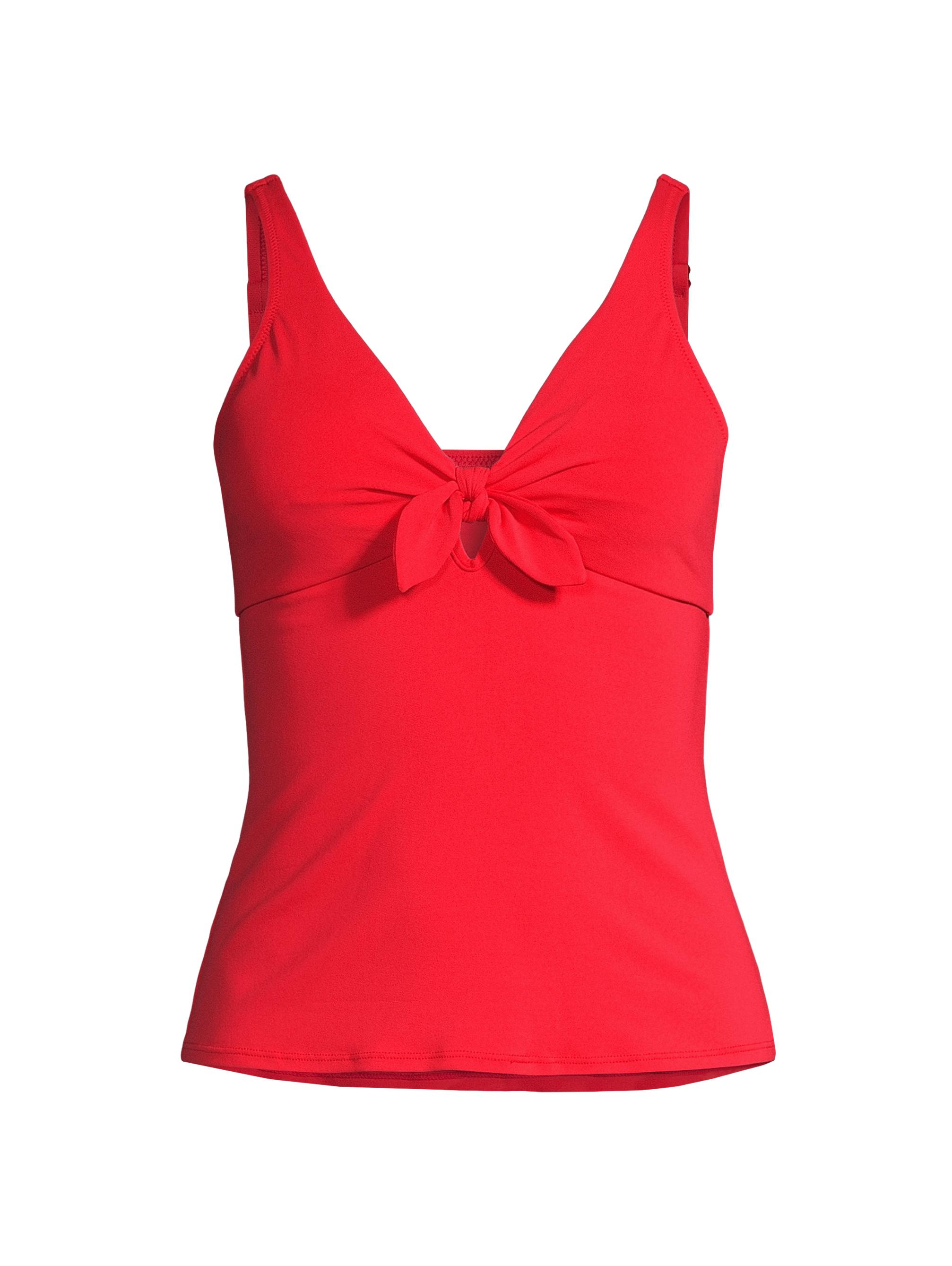 Robin Piccone Women's Ava Bow Tankini Top - Fiery Red