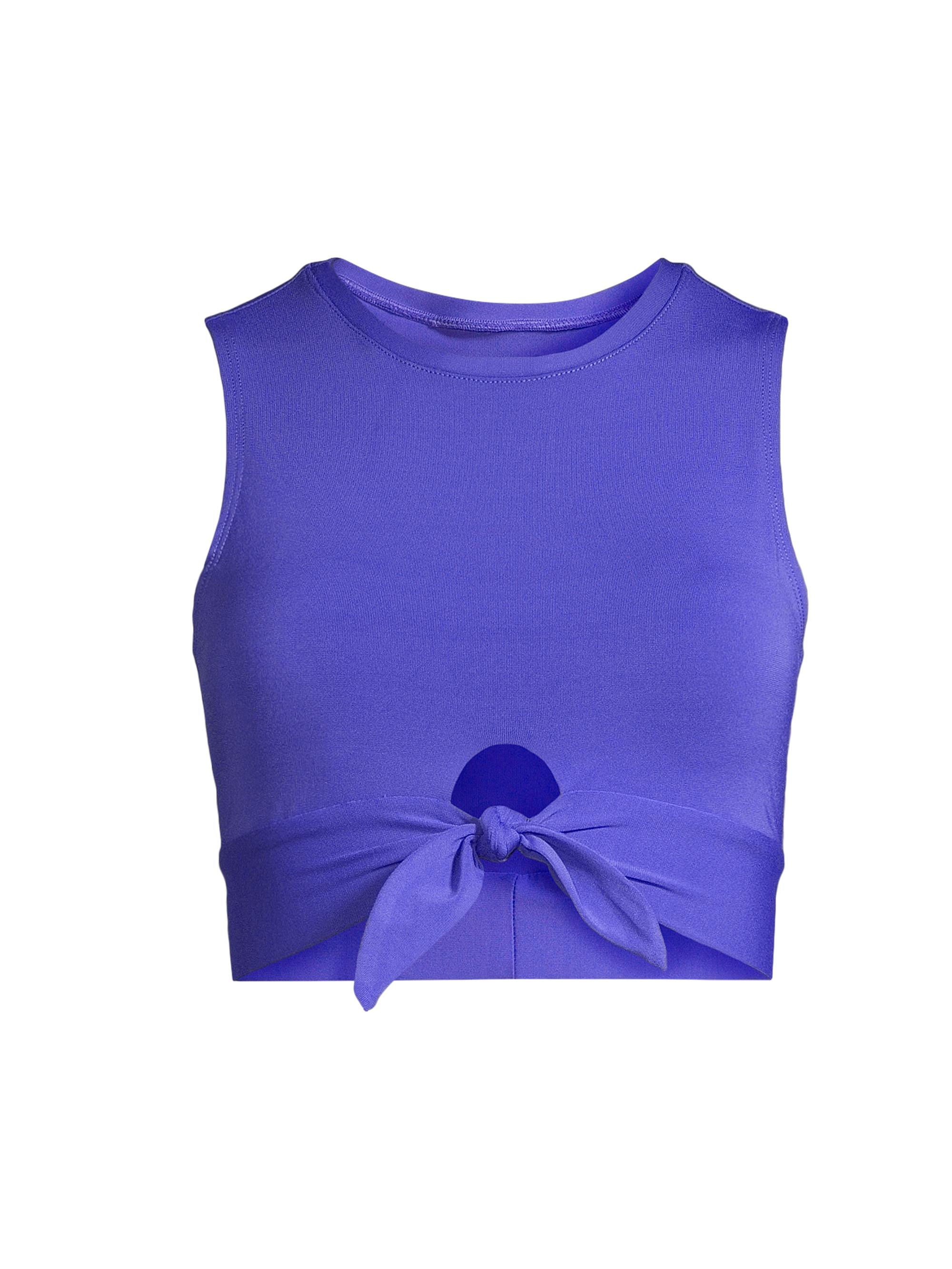 Robin Piccone Women's Ava Cropped Swim Tank Top - Ube