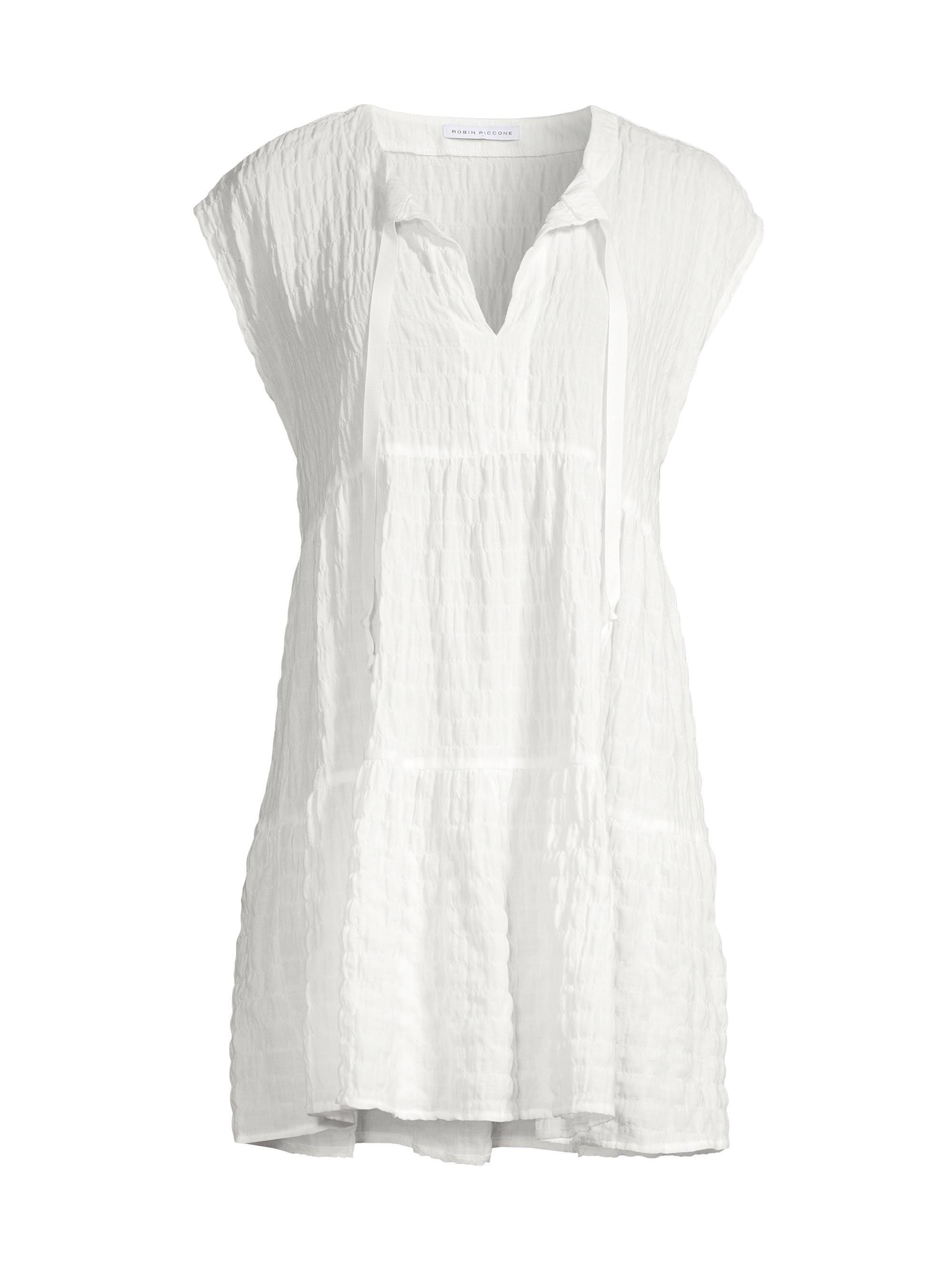 Robin Piccone Women's Fiona Tiered Dress - White