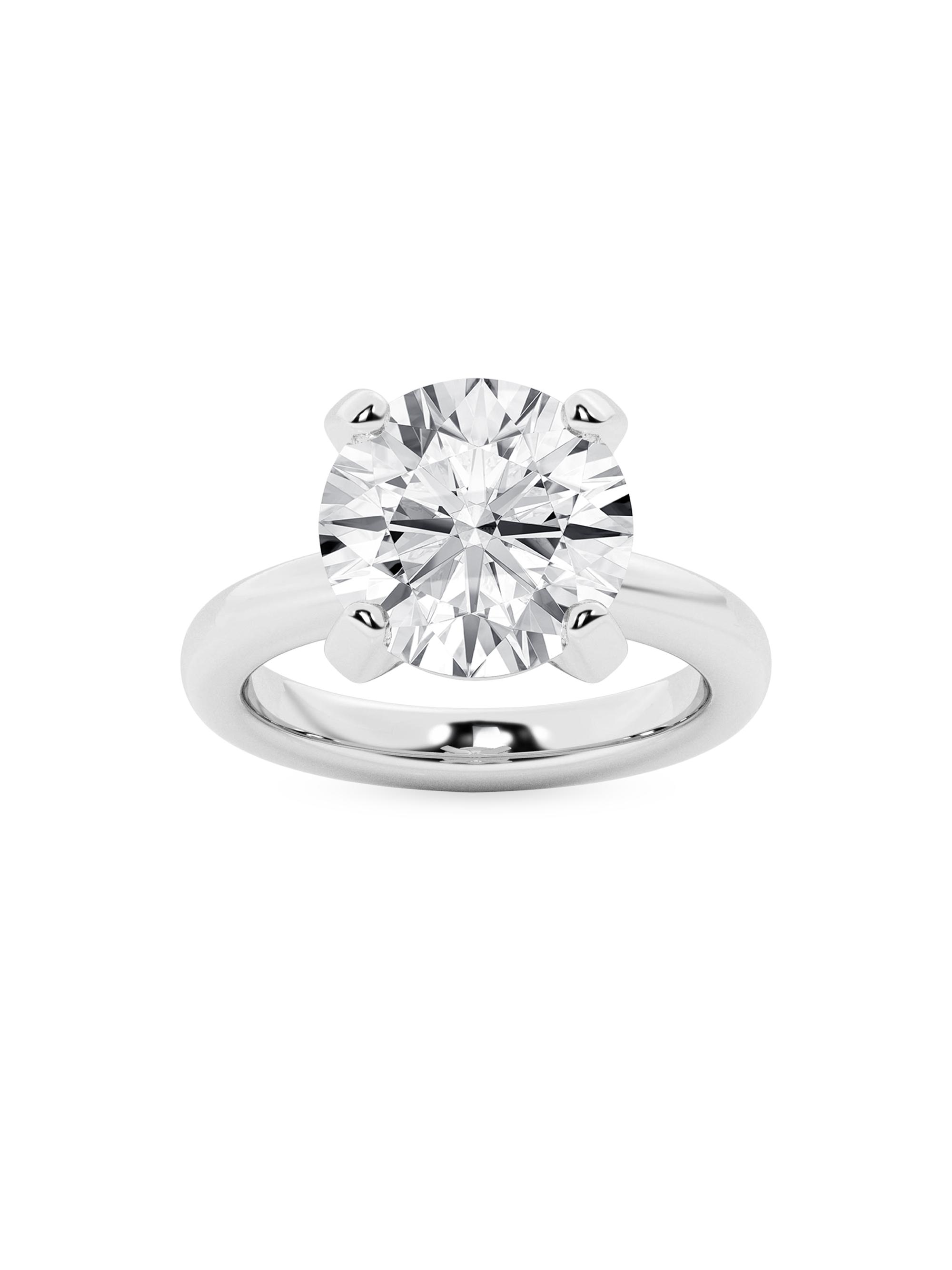 Saks Fifth Avenue Collection Women's 14K White Gold & 5.5 TCW Lab-Grown Diamond Solitaire Ring - White Gold