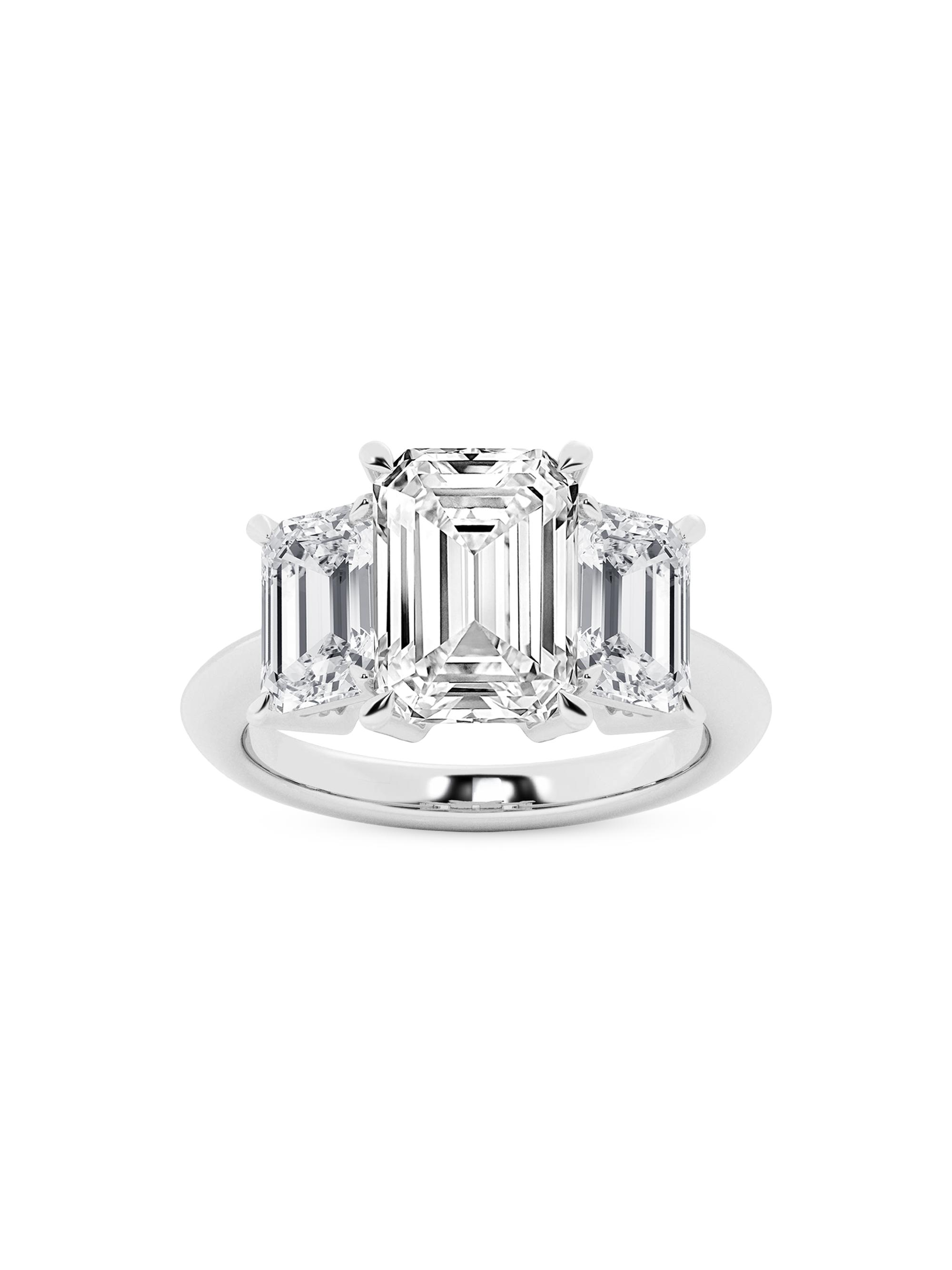 Saks Fifth Avenue Collection Women's 14K White Gold &  TCW Lab-Grown Diamond Ring - White Gold