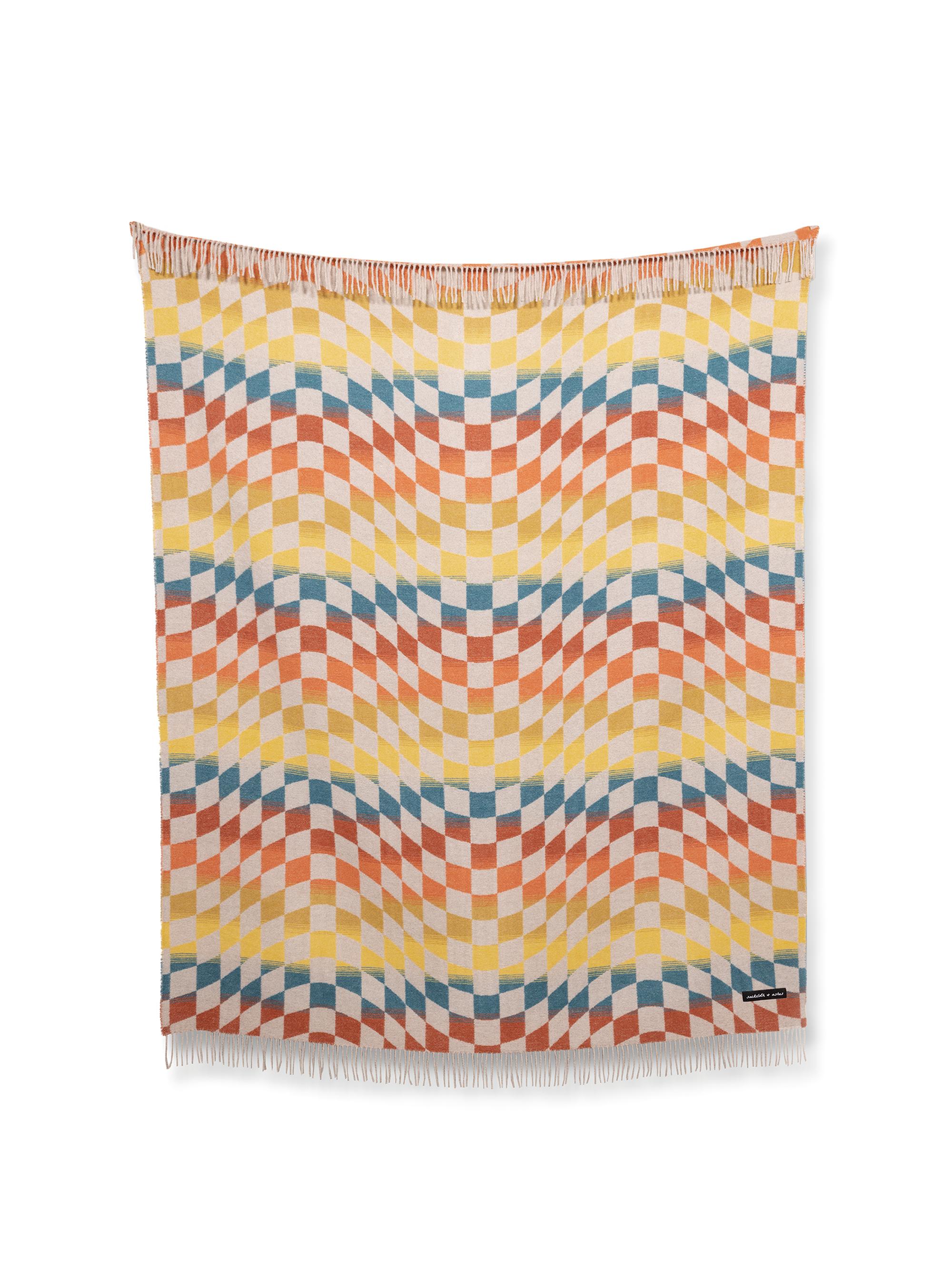 Sackcloth & Ashes Checkered Blanket - Santa Cruz