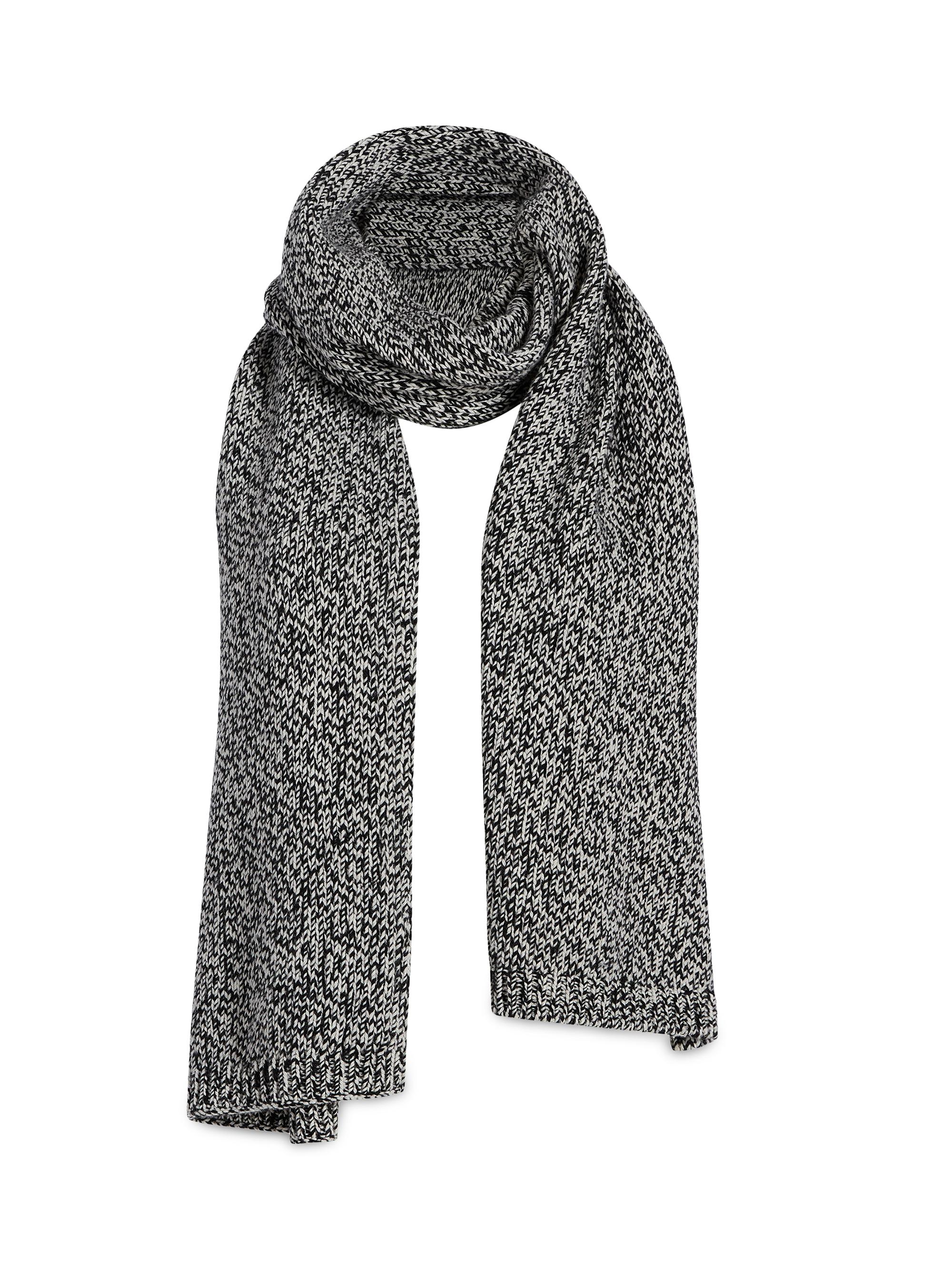 Another Tomorrow Women's Cashmere-Wool Scarf - Black