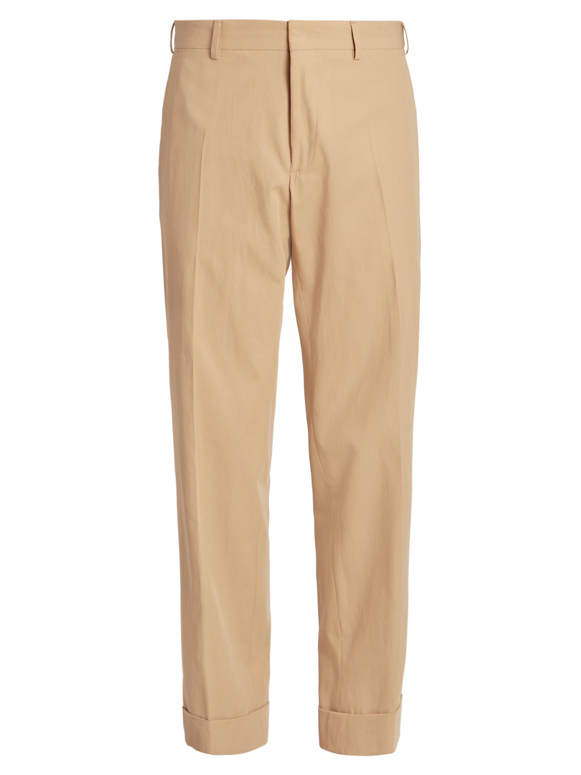Dries Van Noten Men's Philip Tab-Waist Pants - Sand