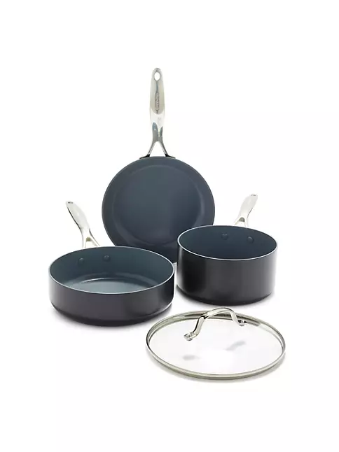 Greenpan - Valencia Pro Ceramic Nonstick Cookware, 11 Piece Set