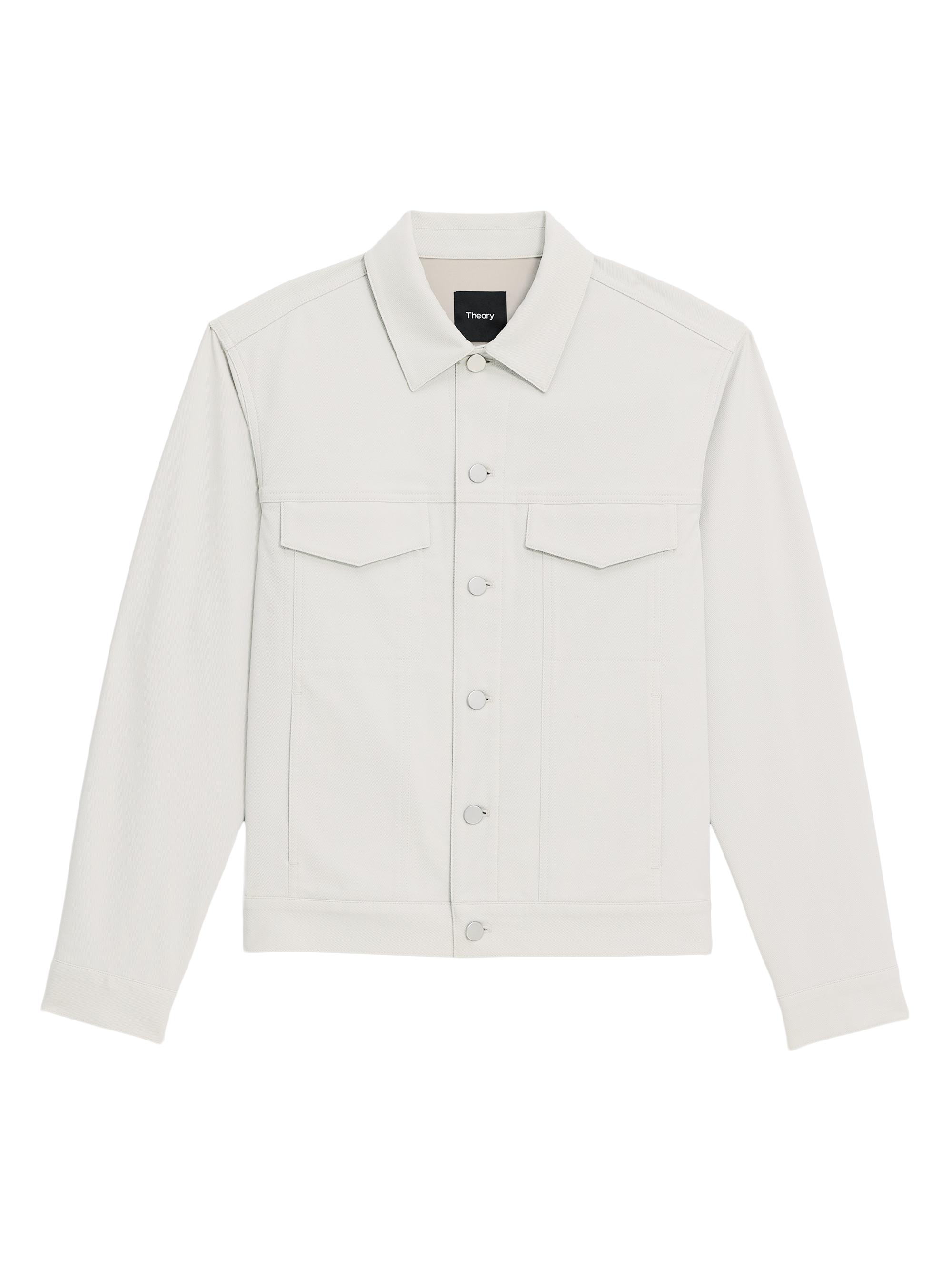 Theory River Neoteric Twill Trucker Jacket | Saks Fifth Avenue