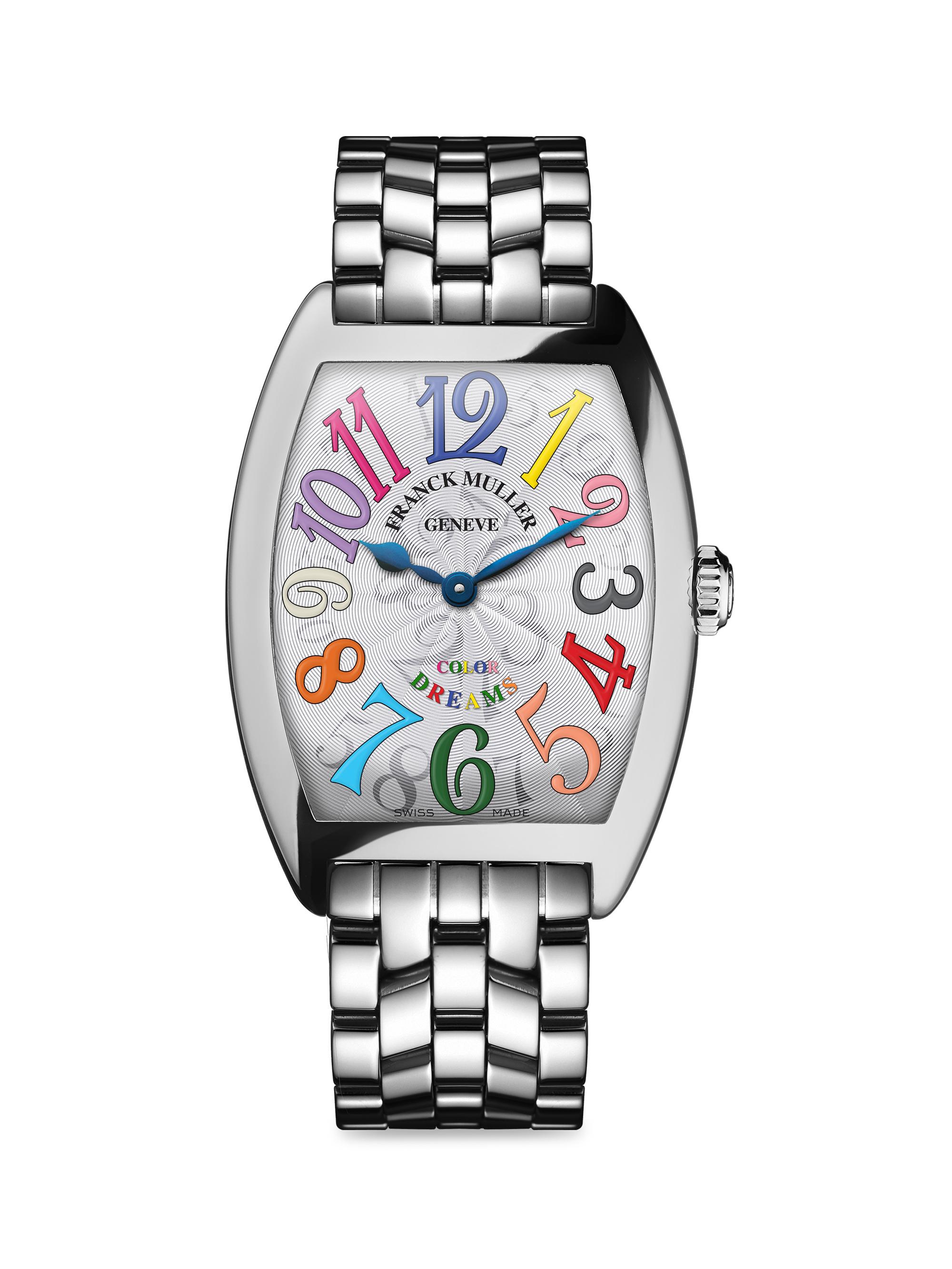 Franck Muller Women's Cintrée Curvex Stainless Steel Bracelet Watch